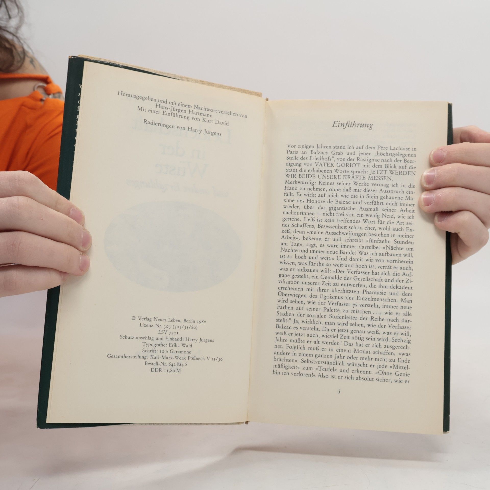 Honoré de Balzac Leidenschaft in der Wüste