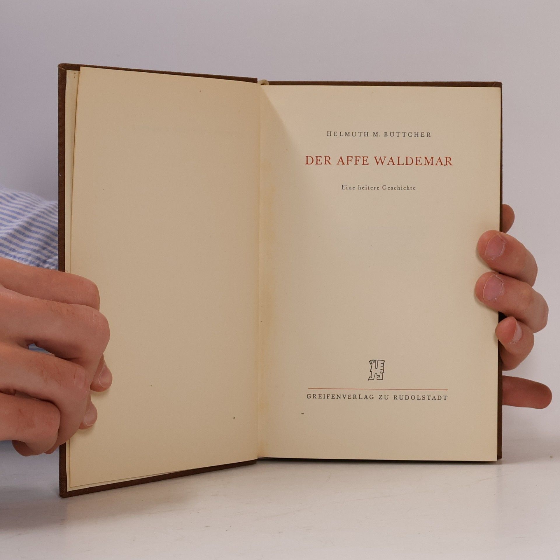 Helmuth M. Böttcher Der Affe Weimar