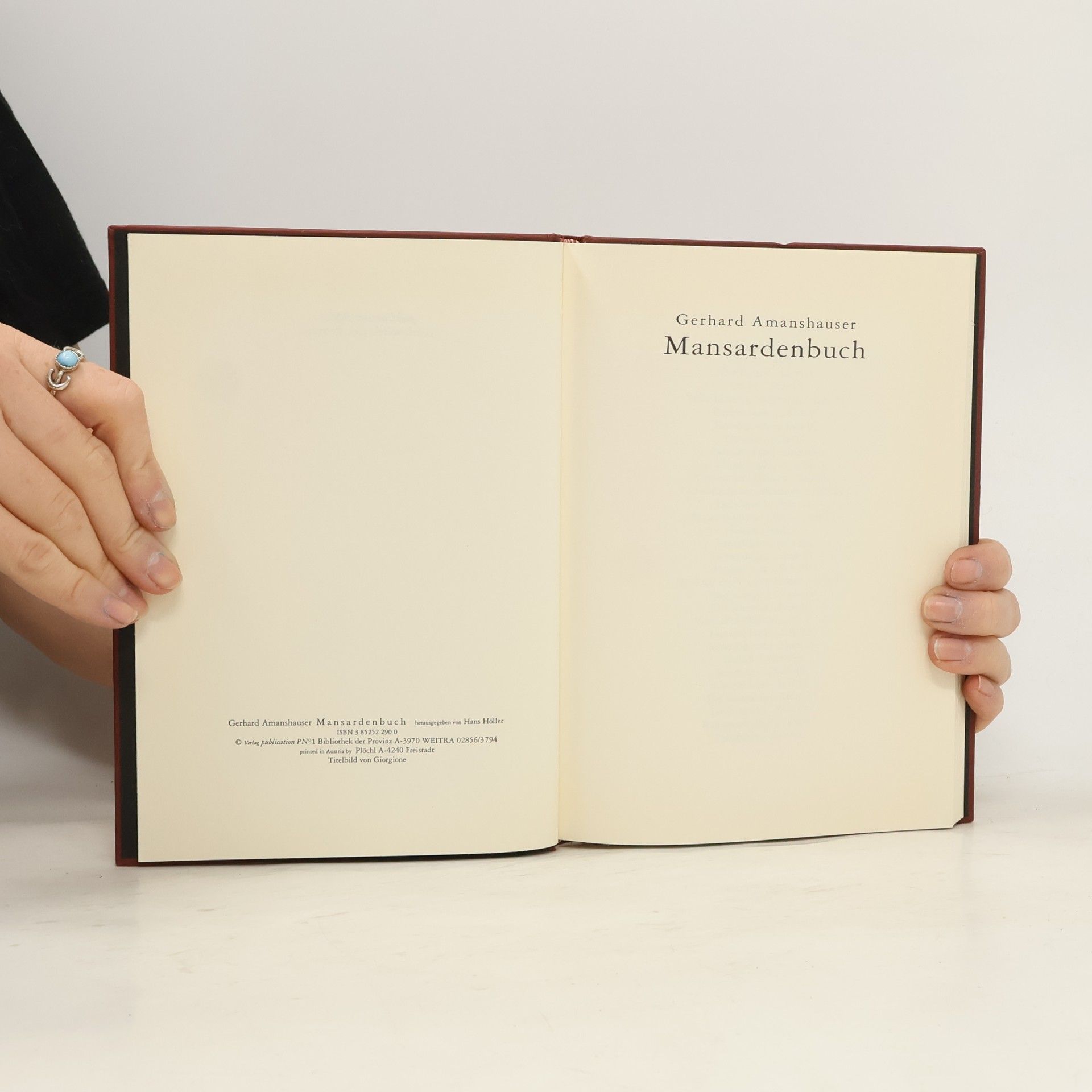 Gerhard Amanshauser Mansardenbuch