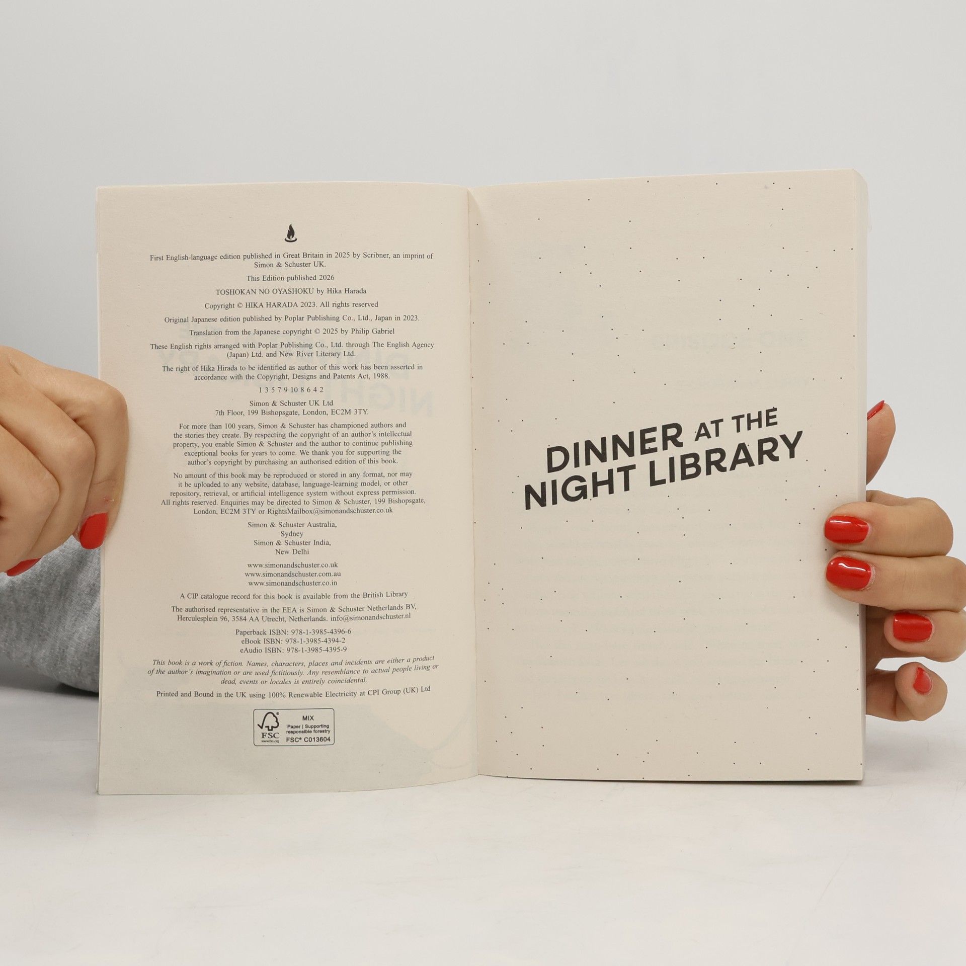 Hika Harada Dinner At The Night Library