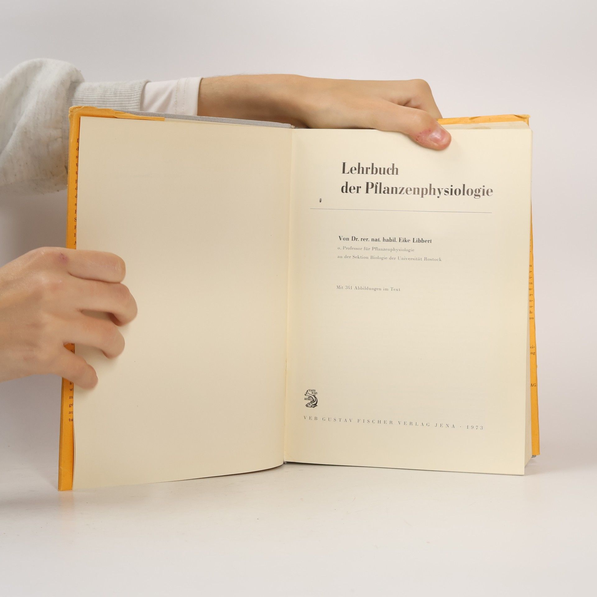 Eike Libbert Lehrbuch der Pflanzenphysiologie