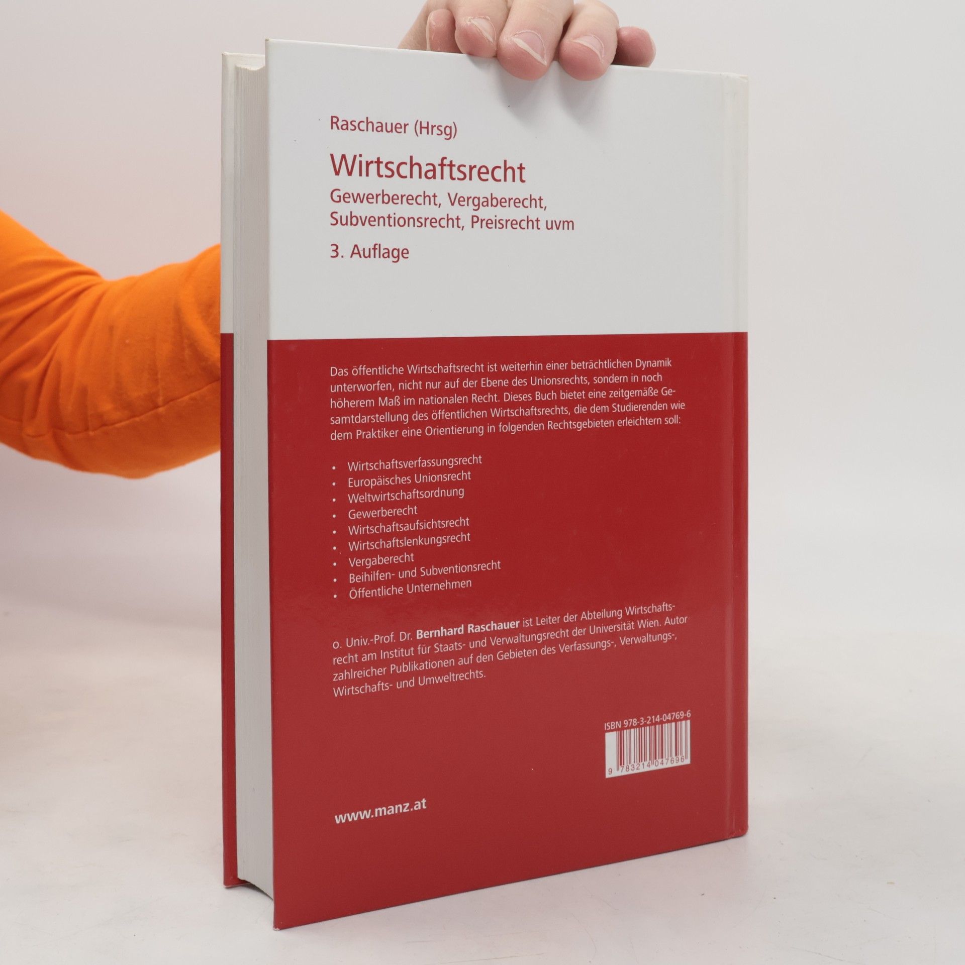 Raschauer Grundriss des österreichischen Wirtschaftsrechts