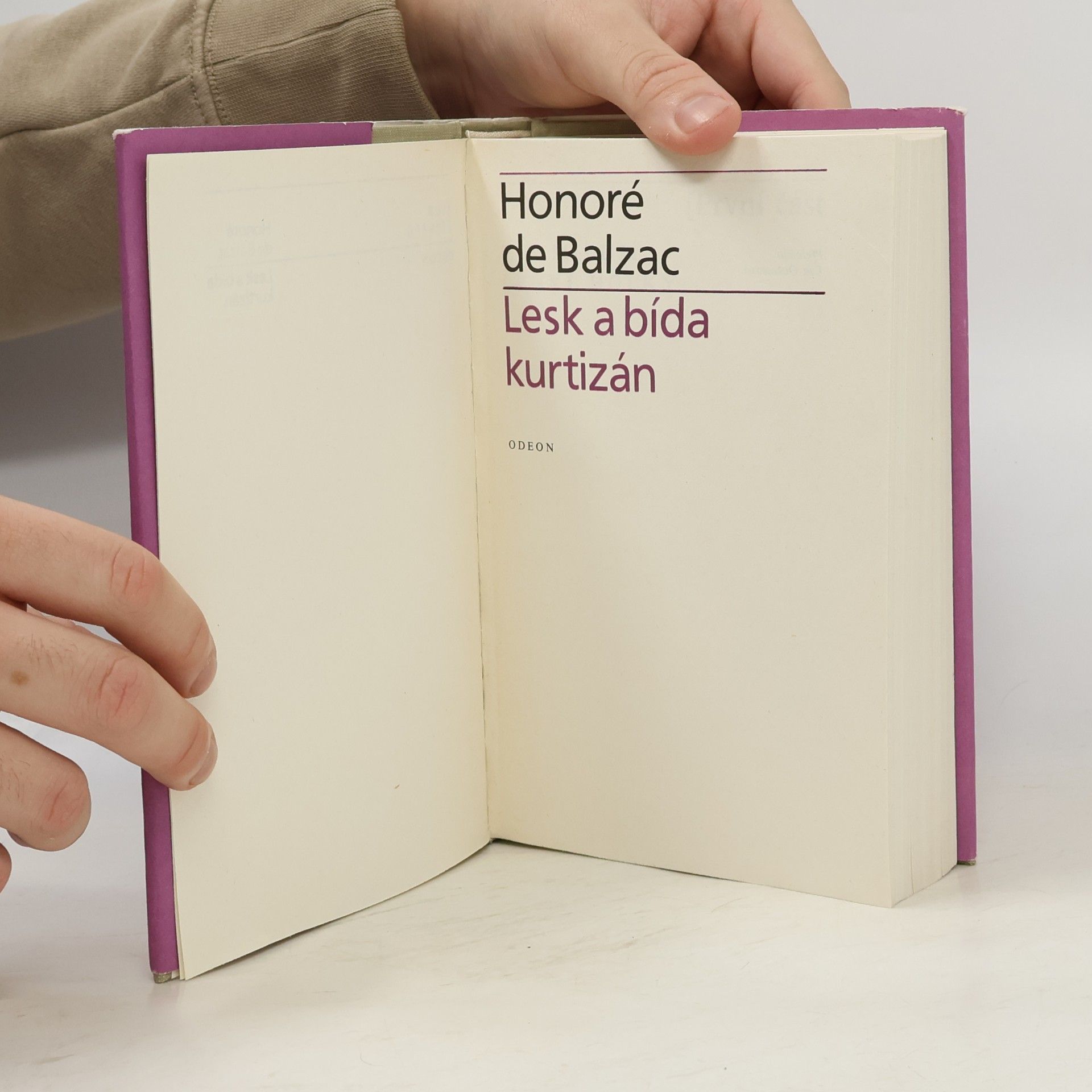Honoré de Balzac Lesk a bída kurtizán