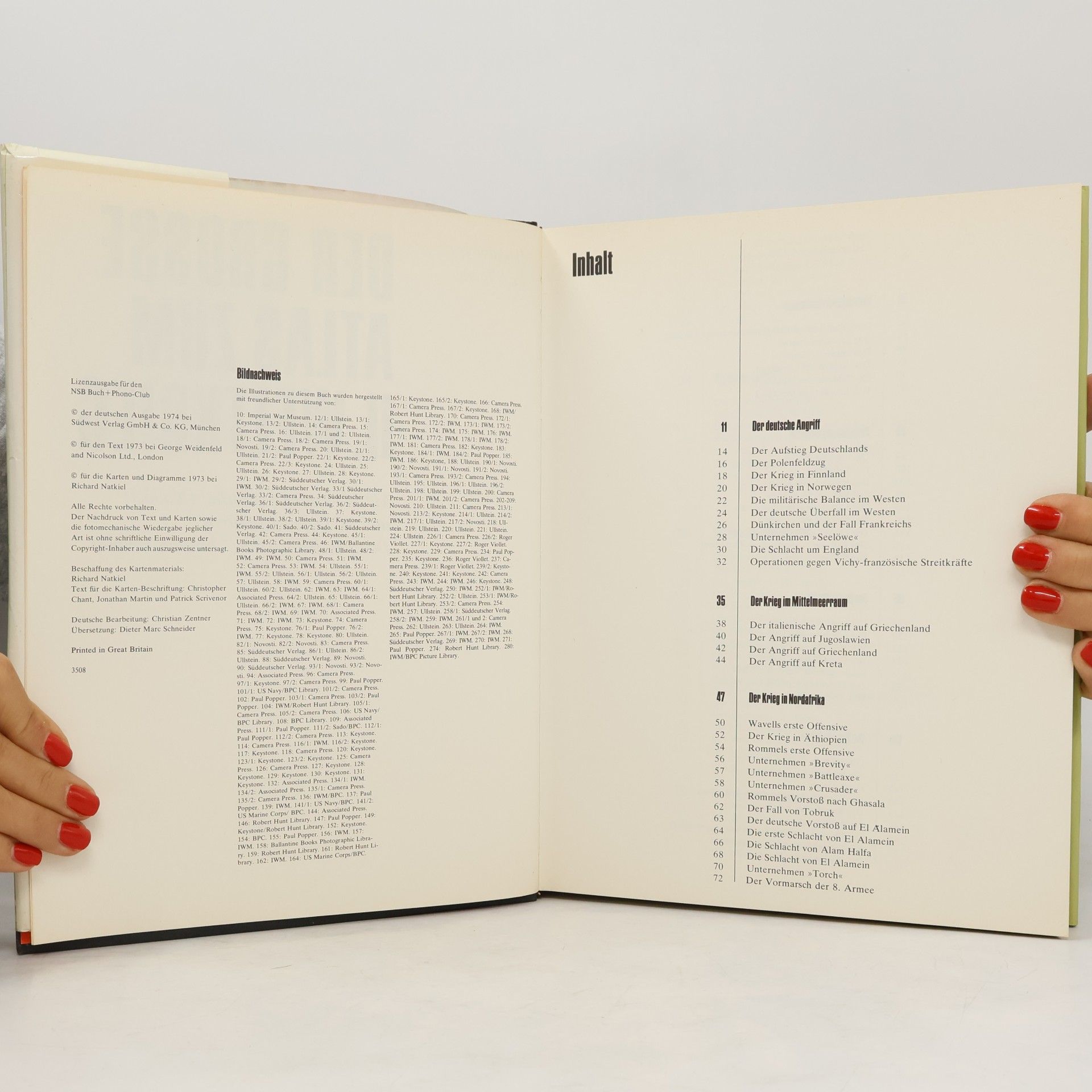 Peter C. Young Der grosse Atlas zum II. Weltkrieg