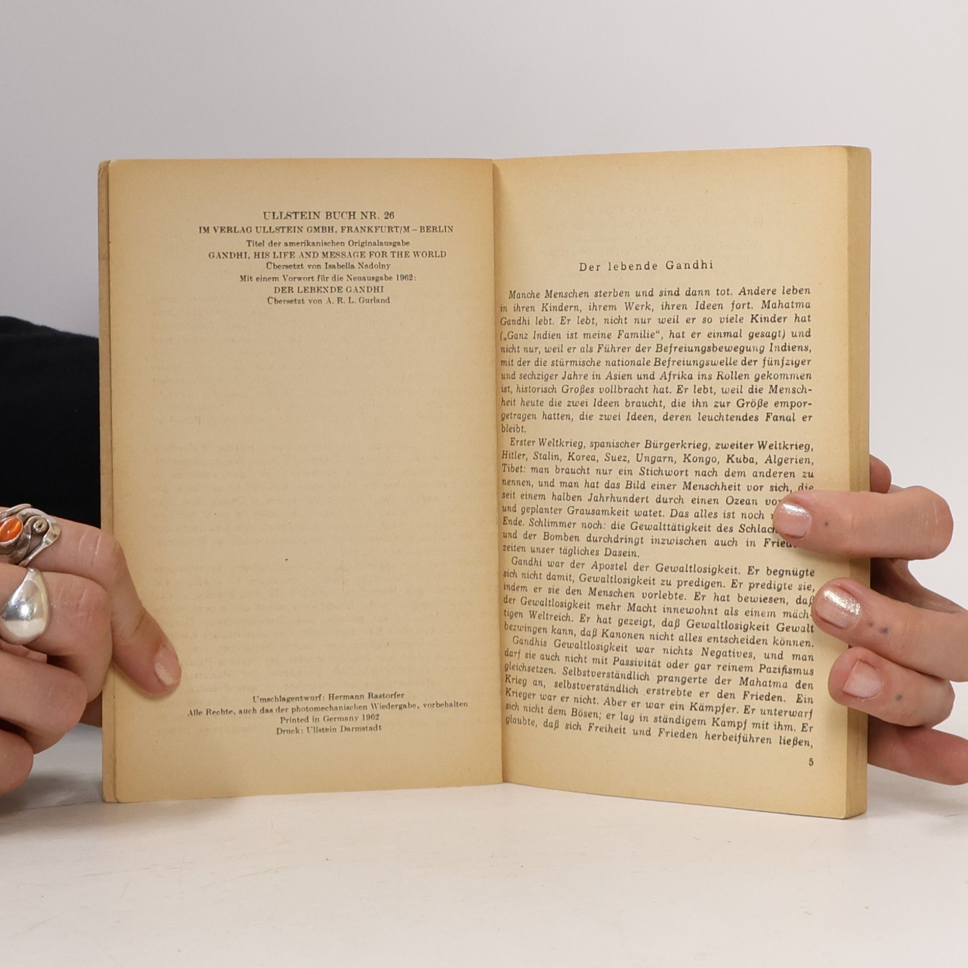 Jean-Louis Fischer Mahatma Gandhi