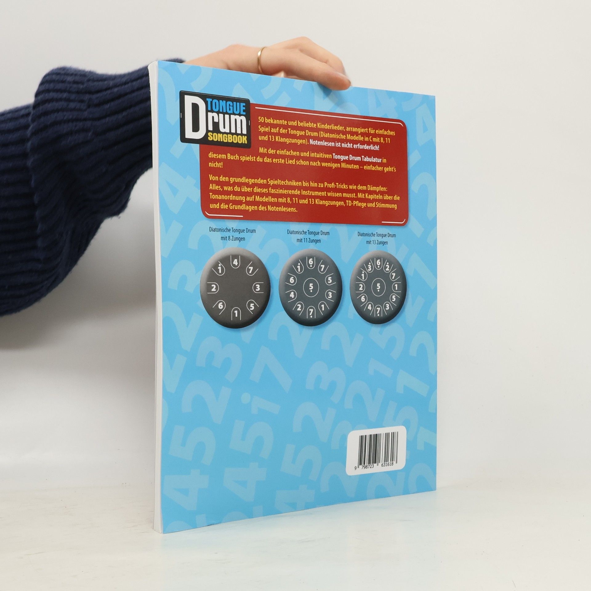 Lena Eckhoff Tongue Drum Songbook: 50 Kinderlieder mit Tongue-Drum-Tabulatur