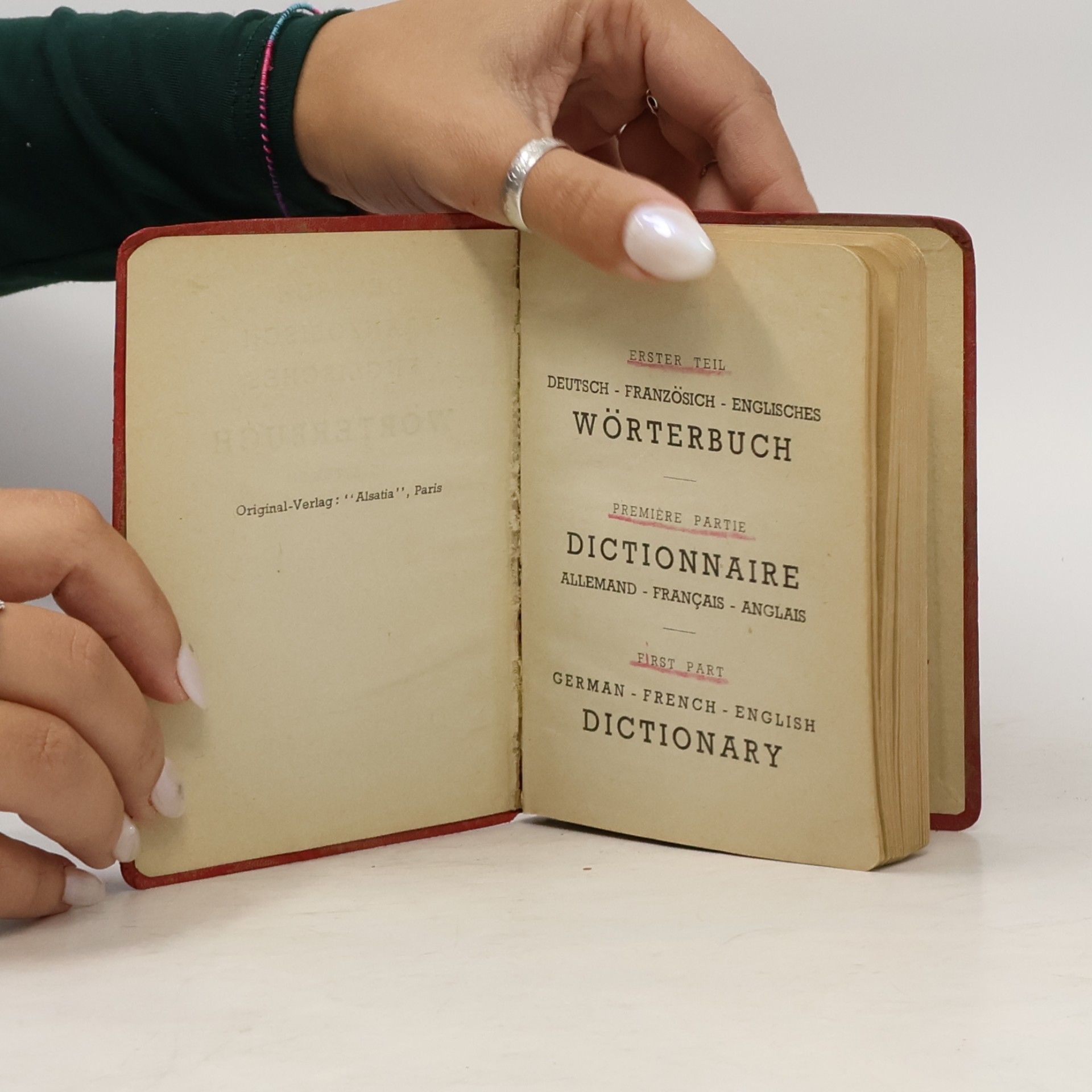 Kolektiv autorů Wörterbuch Deutsch-Französisch-Englisches