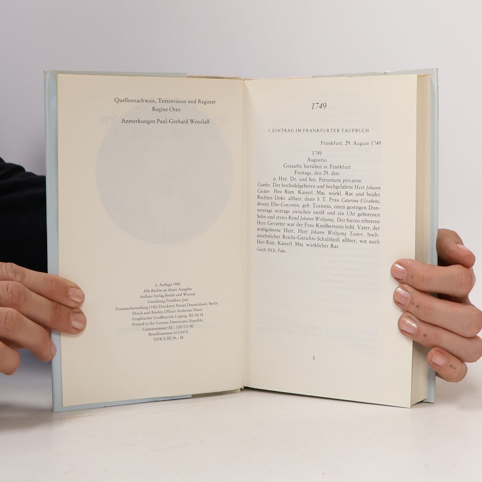 Collectif d'auteurs Goethe in vertraulichen Briefen seiner Zeitgenossen I