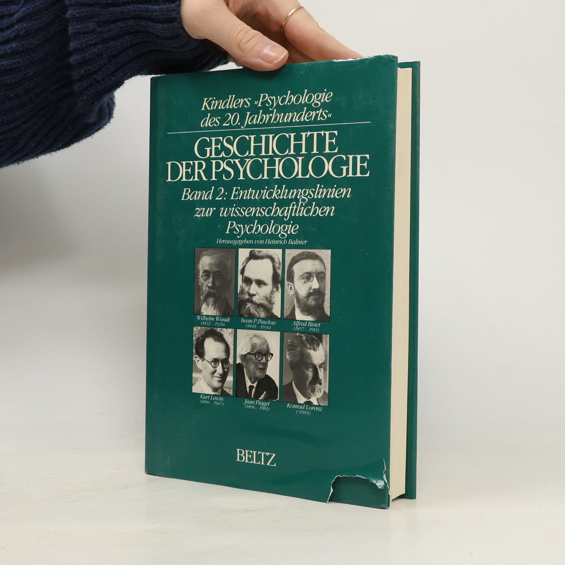Heinrich H. Balmer Geschichte der Psychologie - 2: Entwicklungslinien zur wissenschaftlichen Psychologie
