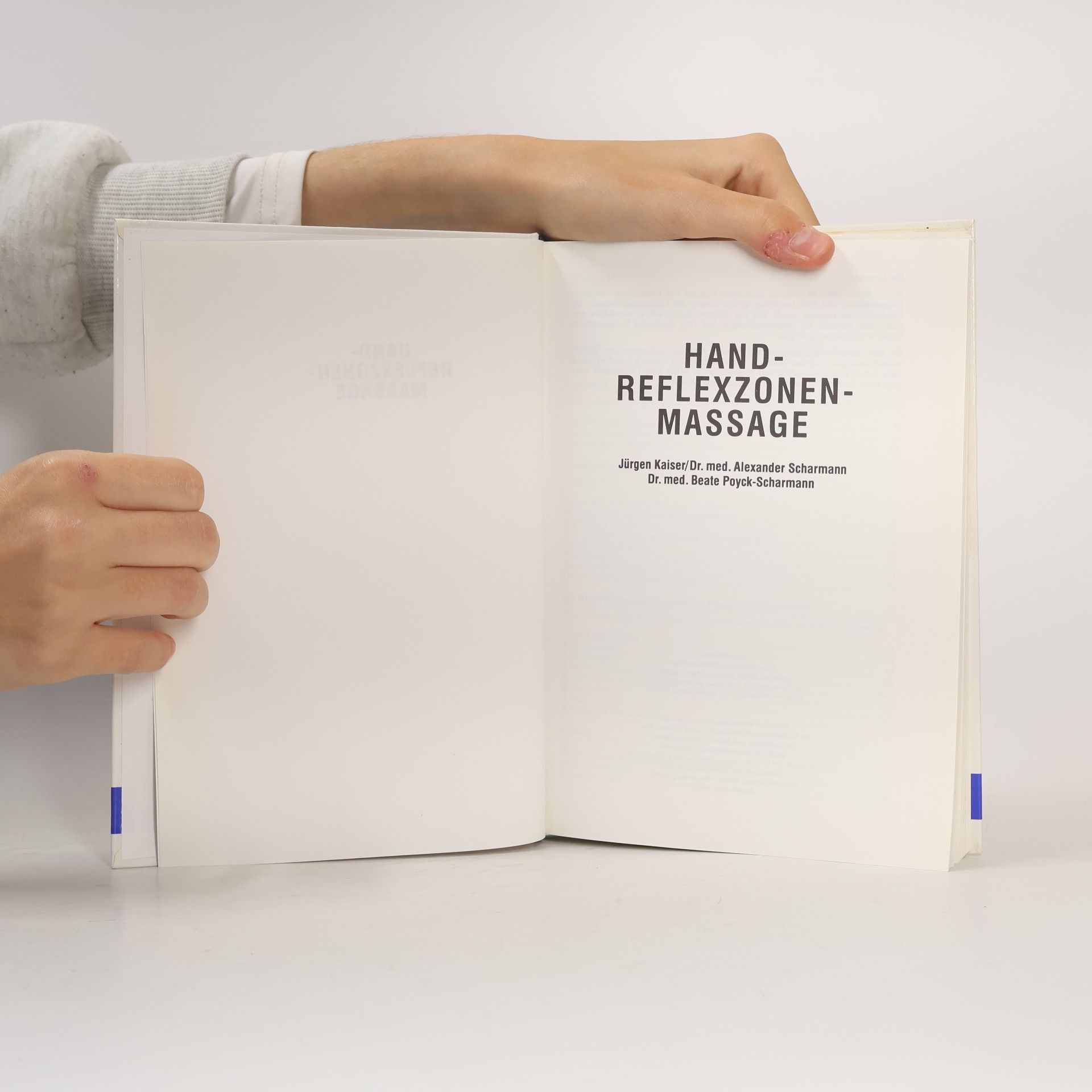 Alexander Scharmann Hand- Reflexzonen- Massage
