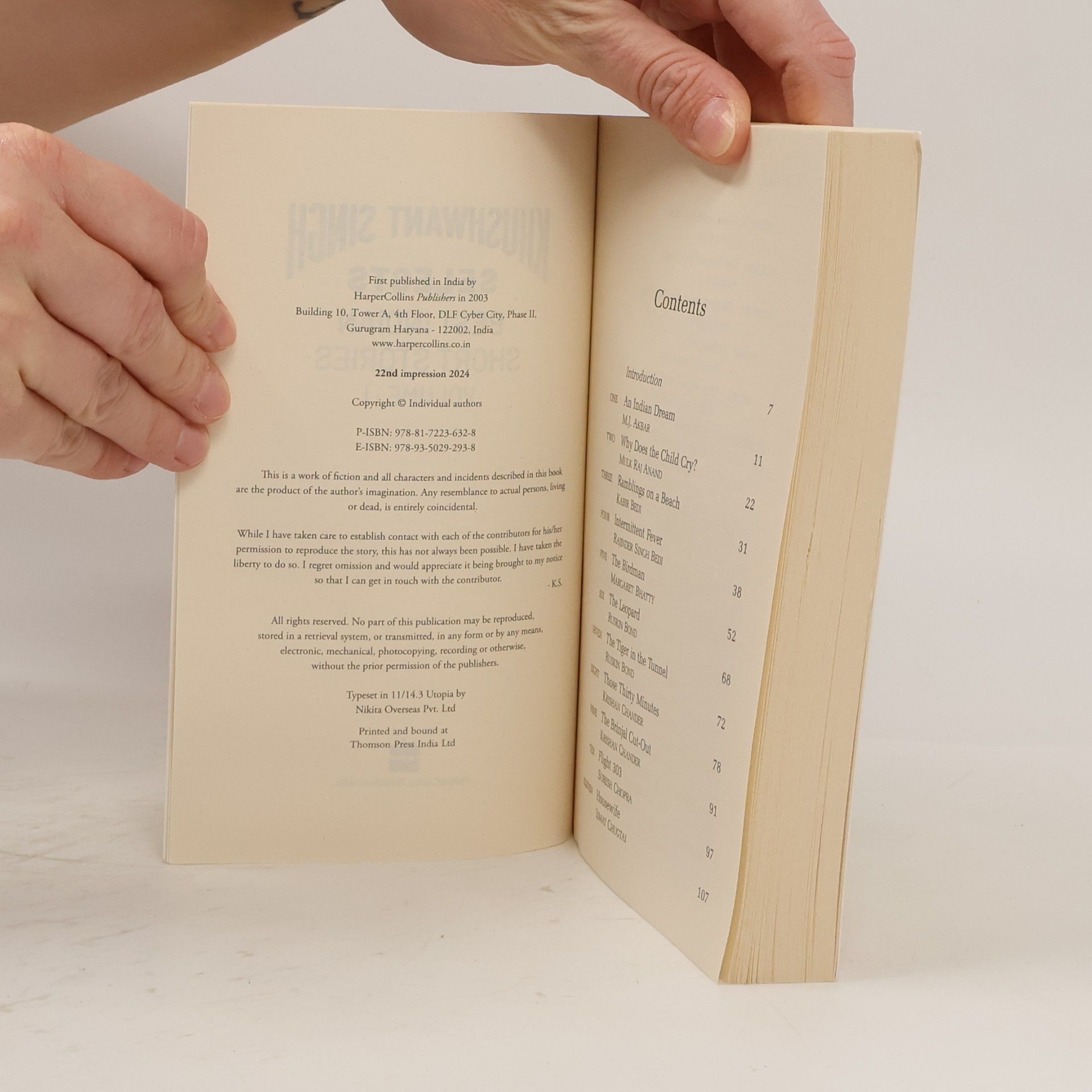 Khushwant Singh Khushwant Singh Selects - 1-2: Best Indian Short Stories