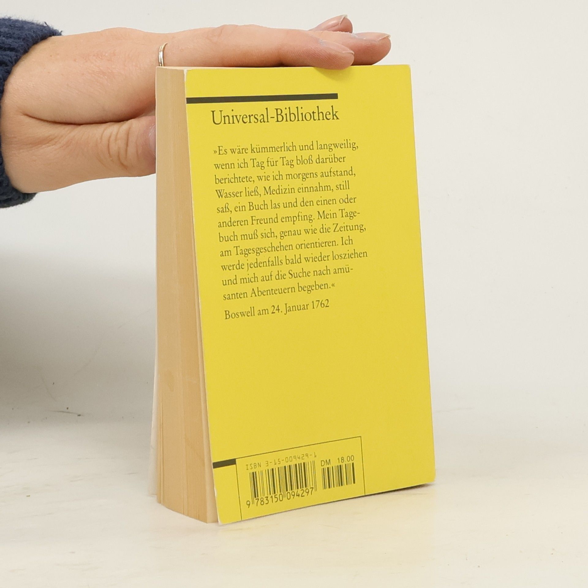 James Boswell Journal