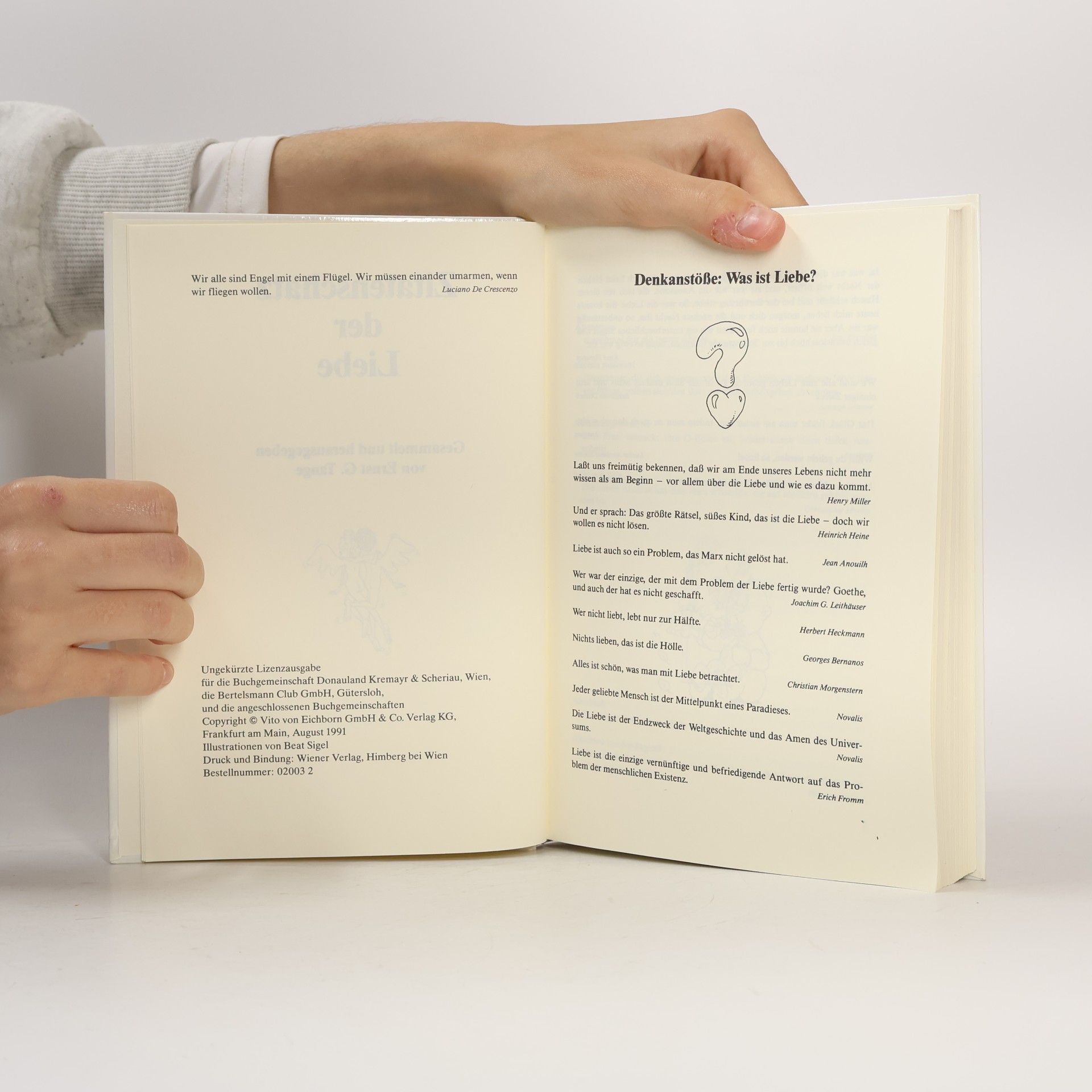 Ernst G. Tange Zitatenschatz der Liebe