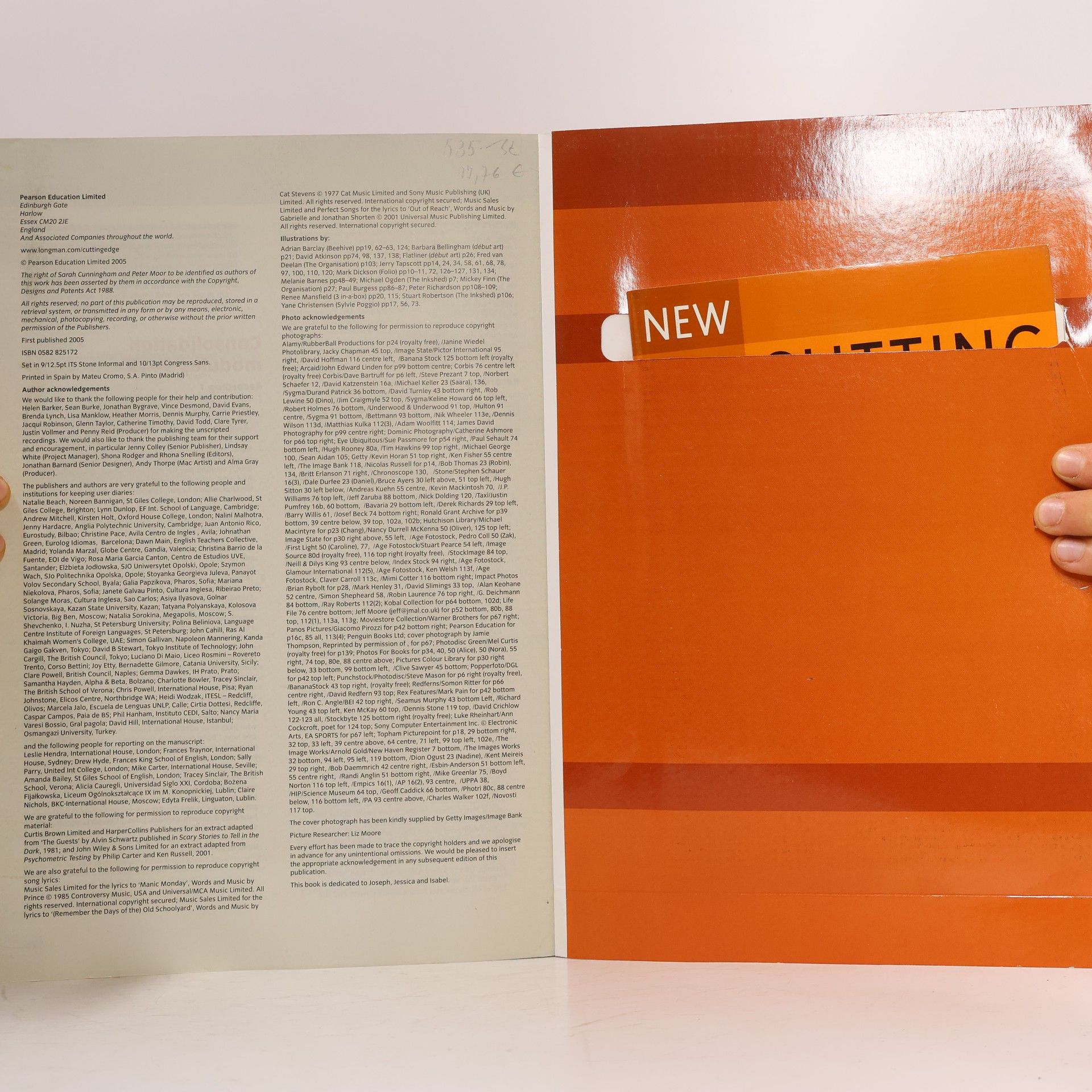 Sarah Cunningham New Cutting Edge Intermediate. Student's Book
