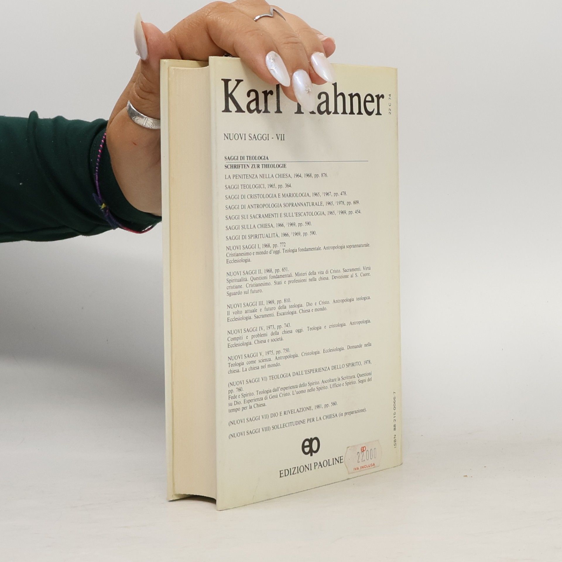 Karl Rahner Nuovi saggi - 7: Dio e rivelazione
