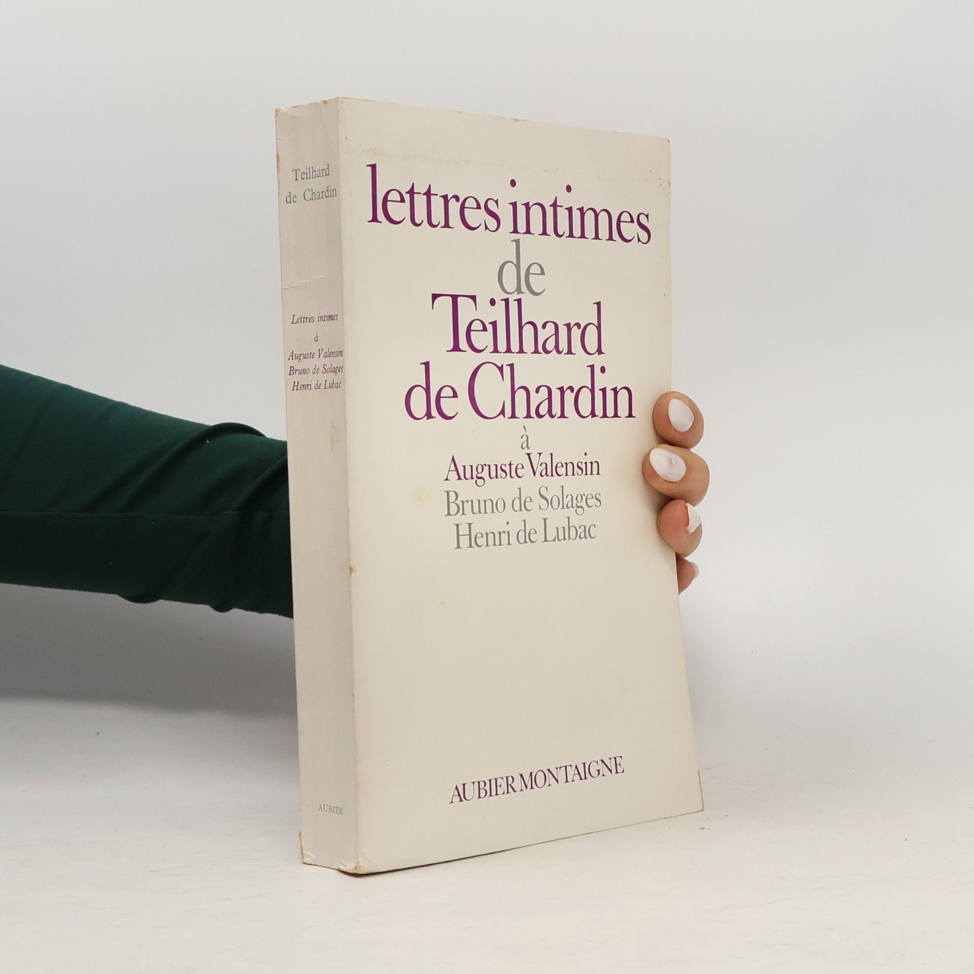 Teilhard de Chardin lettres intimes de Teilhard de Chardin