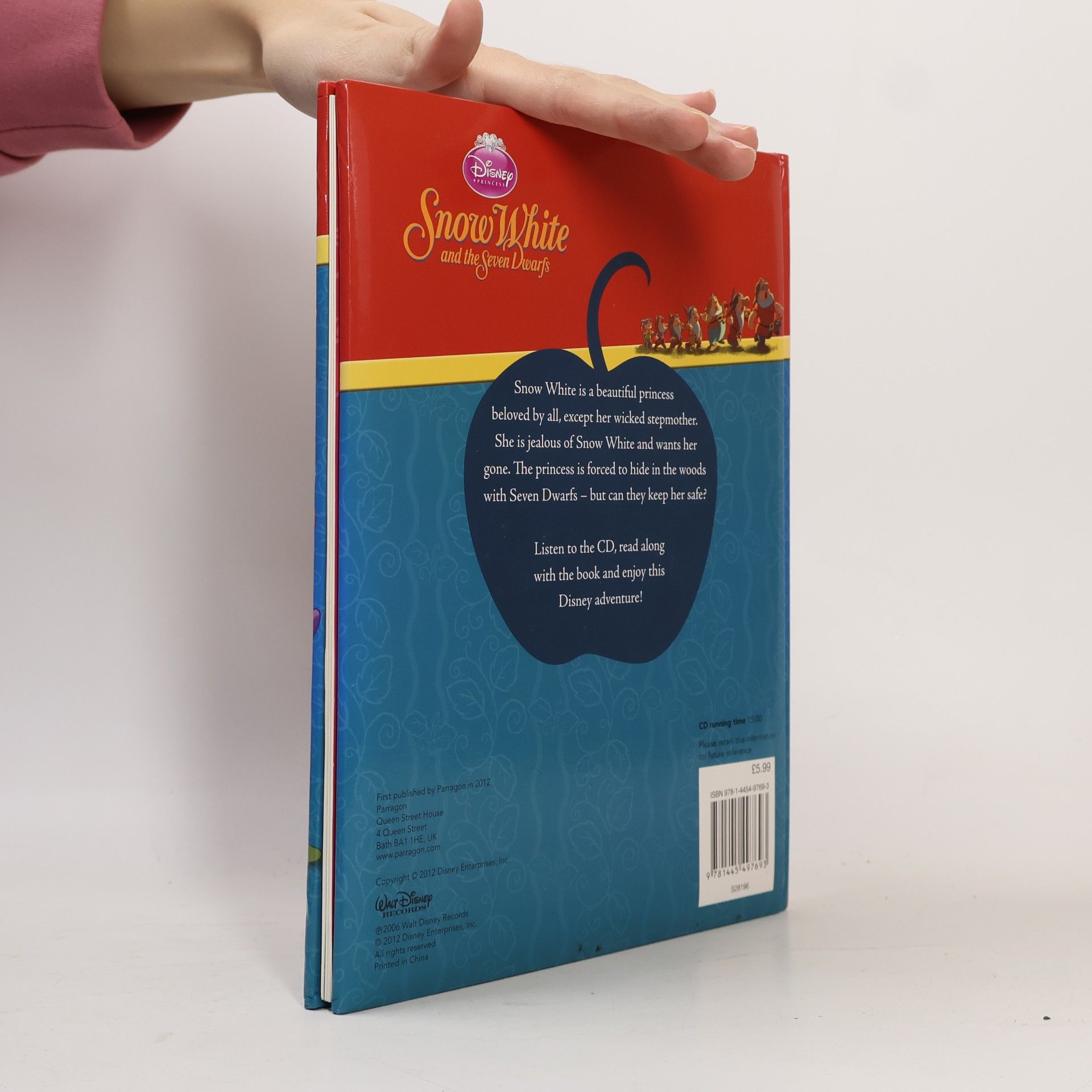 Collectif d'auteurs Disney Padded Storybook and CD: Snow White