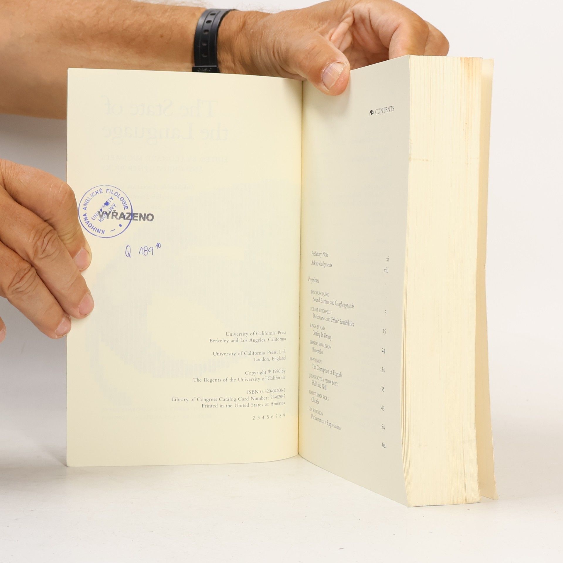 Leonard Michaels The State of the Language