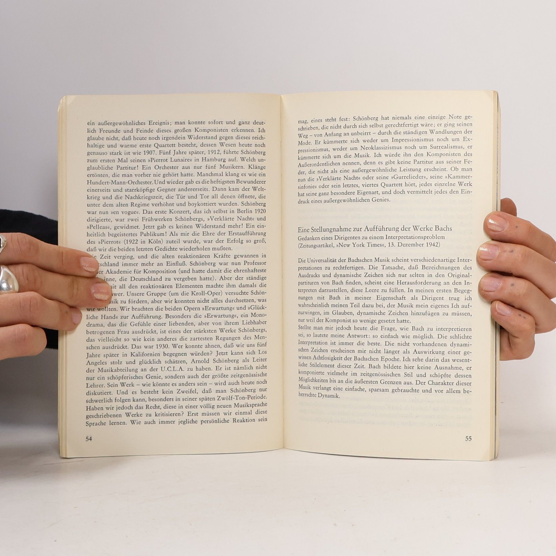 Otto Klemperer Über Musik und Theater