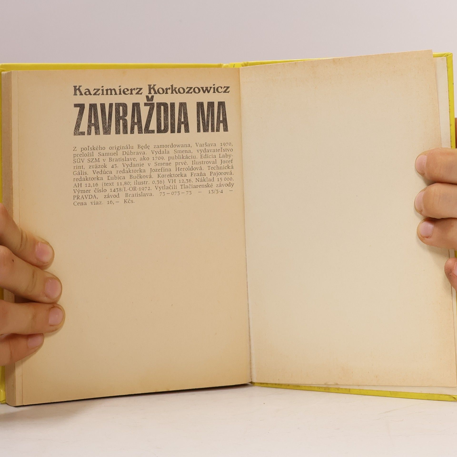 Kazimierz Korkozowicz Zavraždia ma