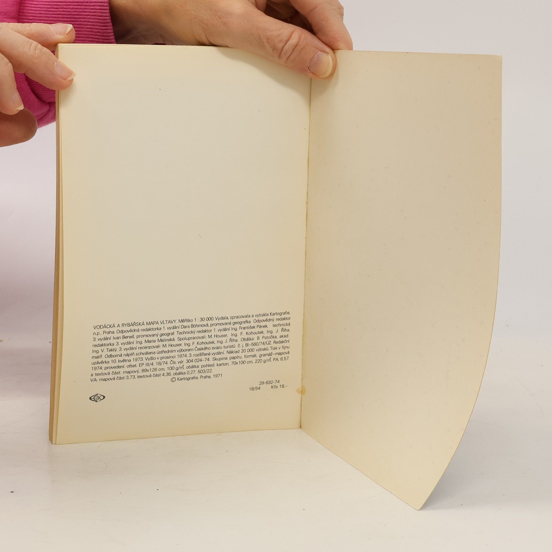 Various authors Vodácká a rybářská mapa Vltavy