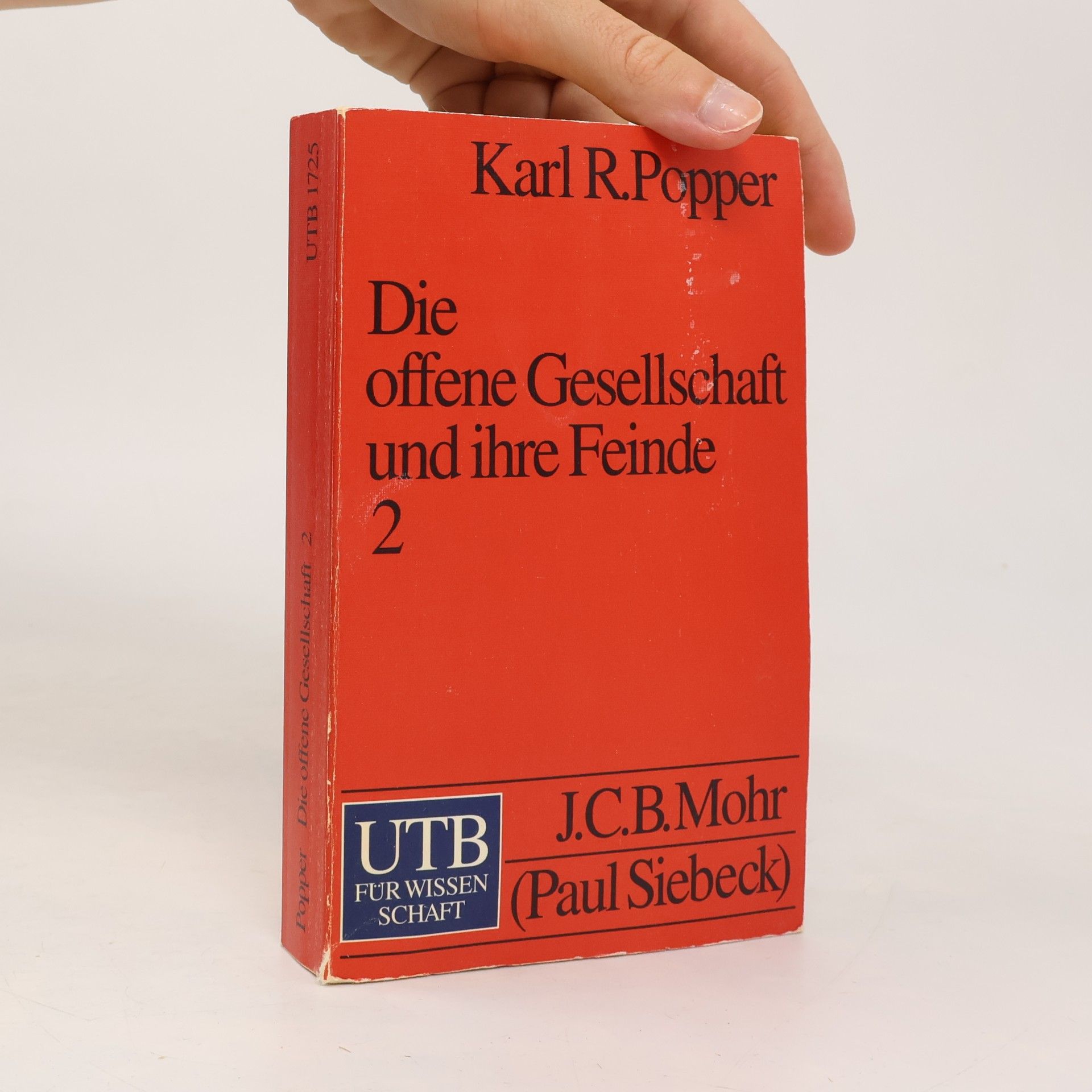 Karl Popper Die offene Gesellschaft und ihre Feinde 2
