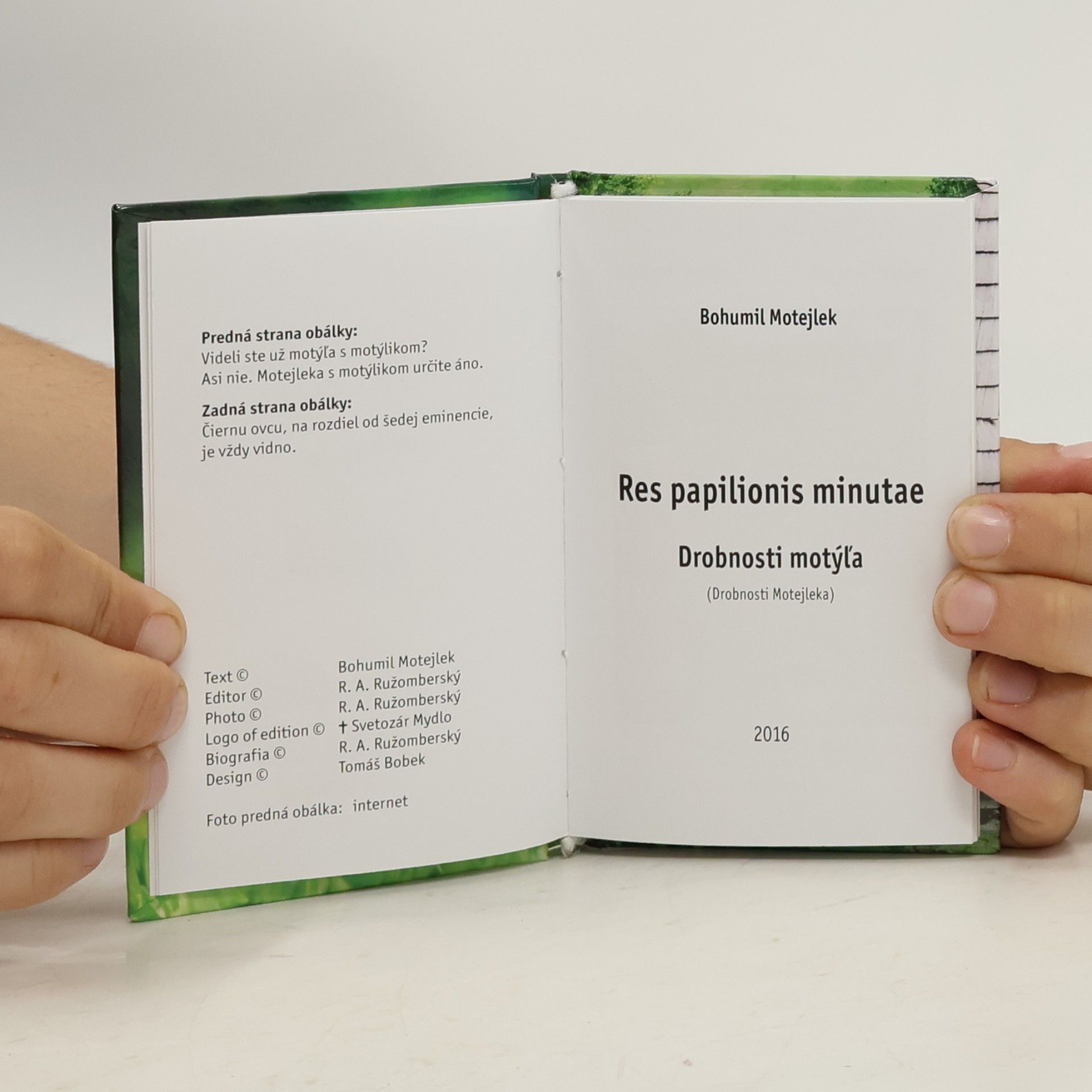 Bohumil Motejlek Res Papilionis Minutae