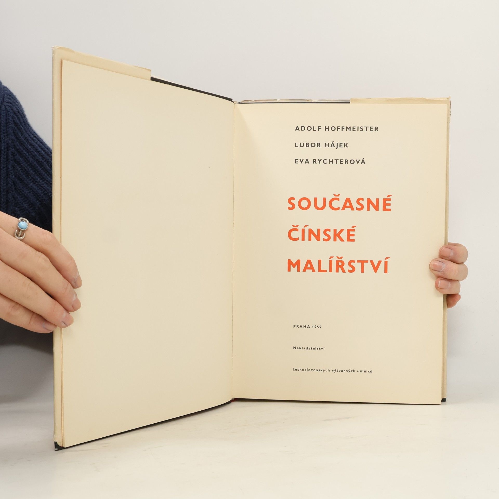Adolf Hoffmeister Současné čínské malířství. Životopisy umělců