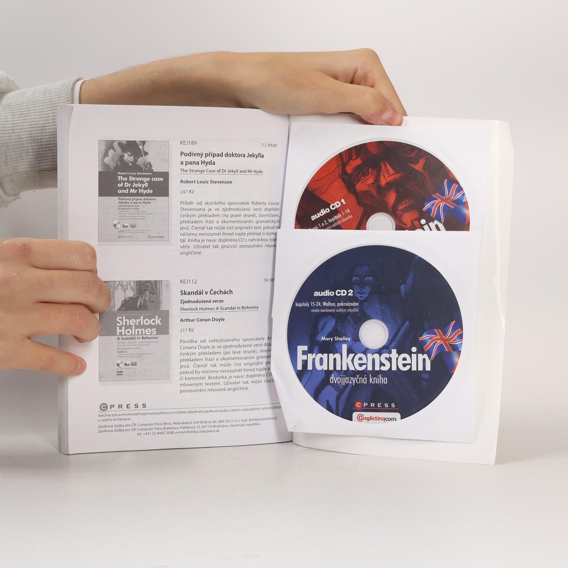 Mary W. Shelley Frankenstein. Dvojjazyčná kniha