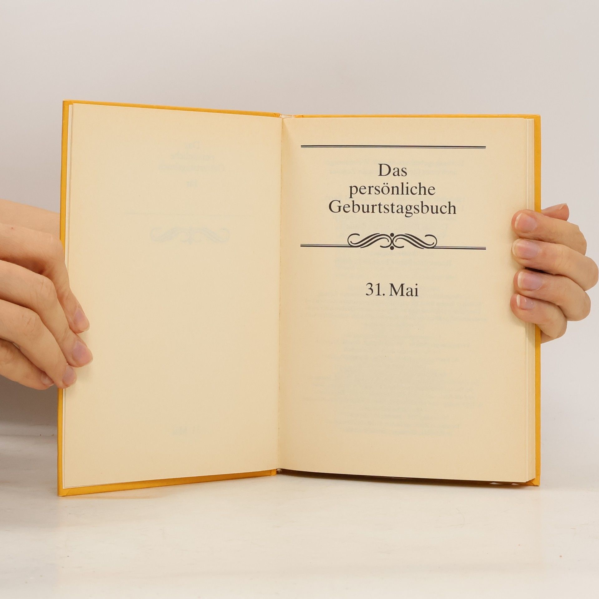 kolektiv Das persönliche Geburtstagsbuch