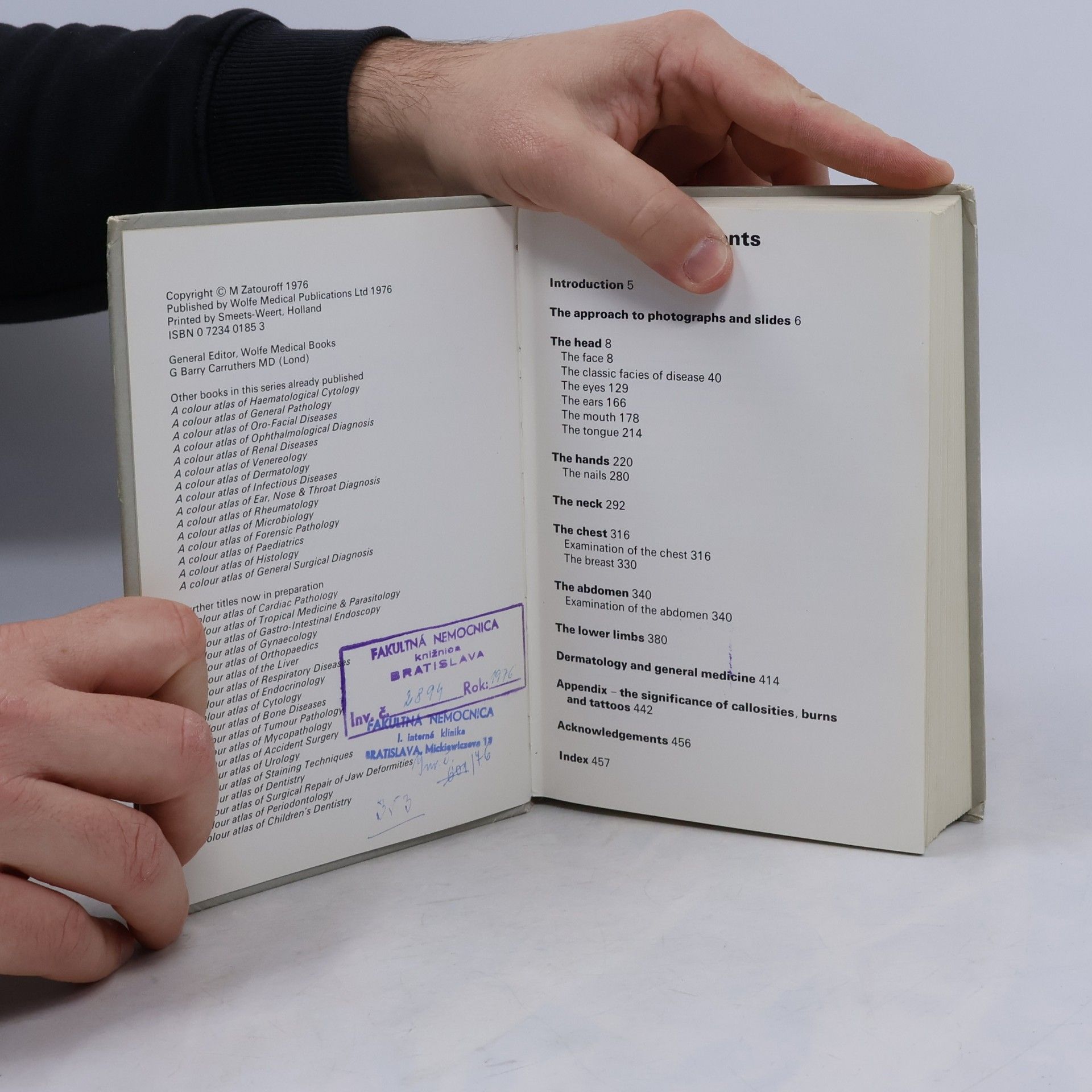 M. Zatouroff A colour atlas of Physical Signs in General Medicine
