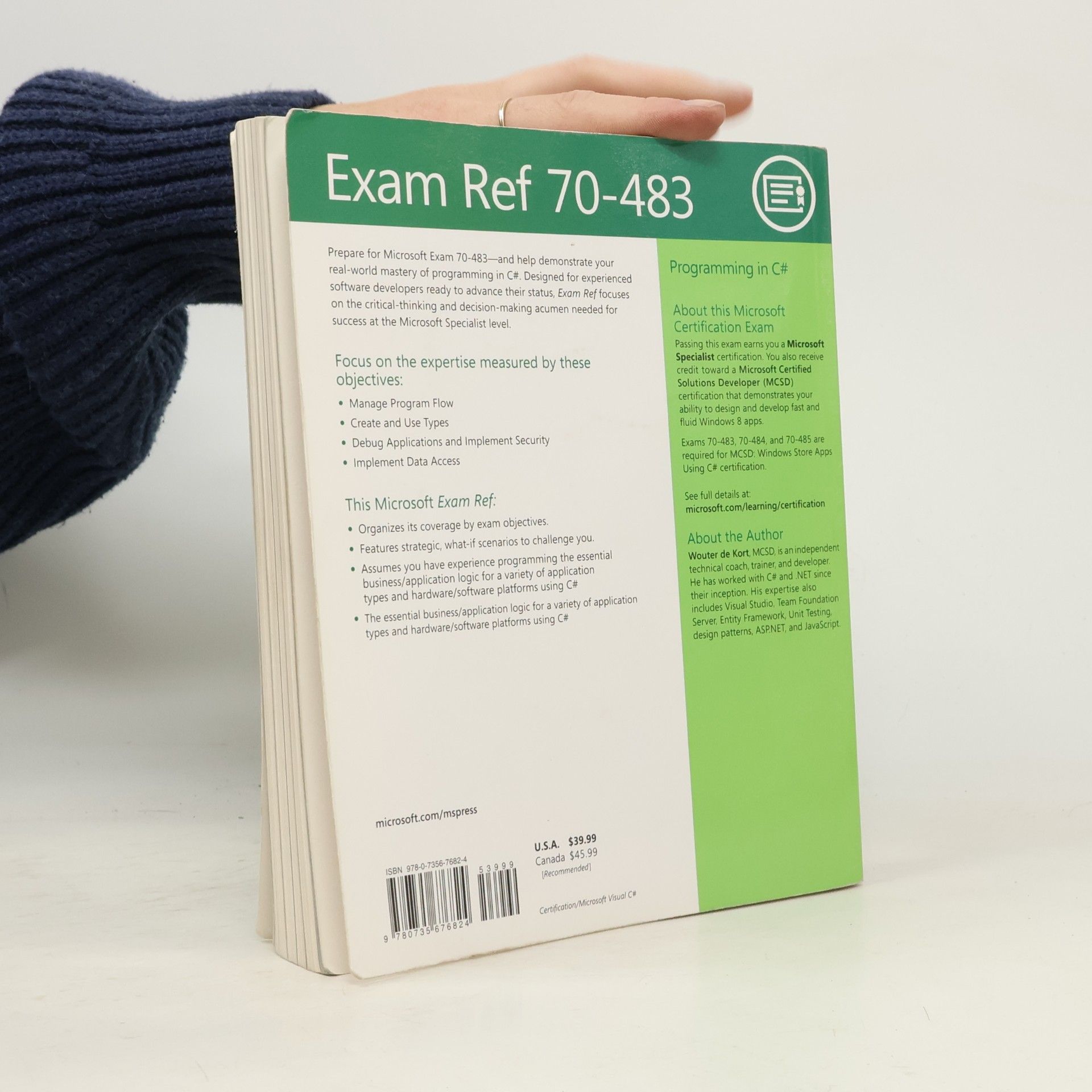 Wouter de Kort Programming in C#. Exam Ref 70-483