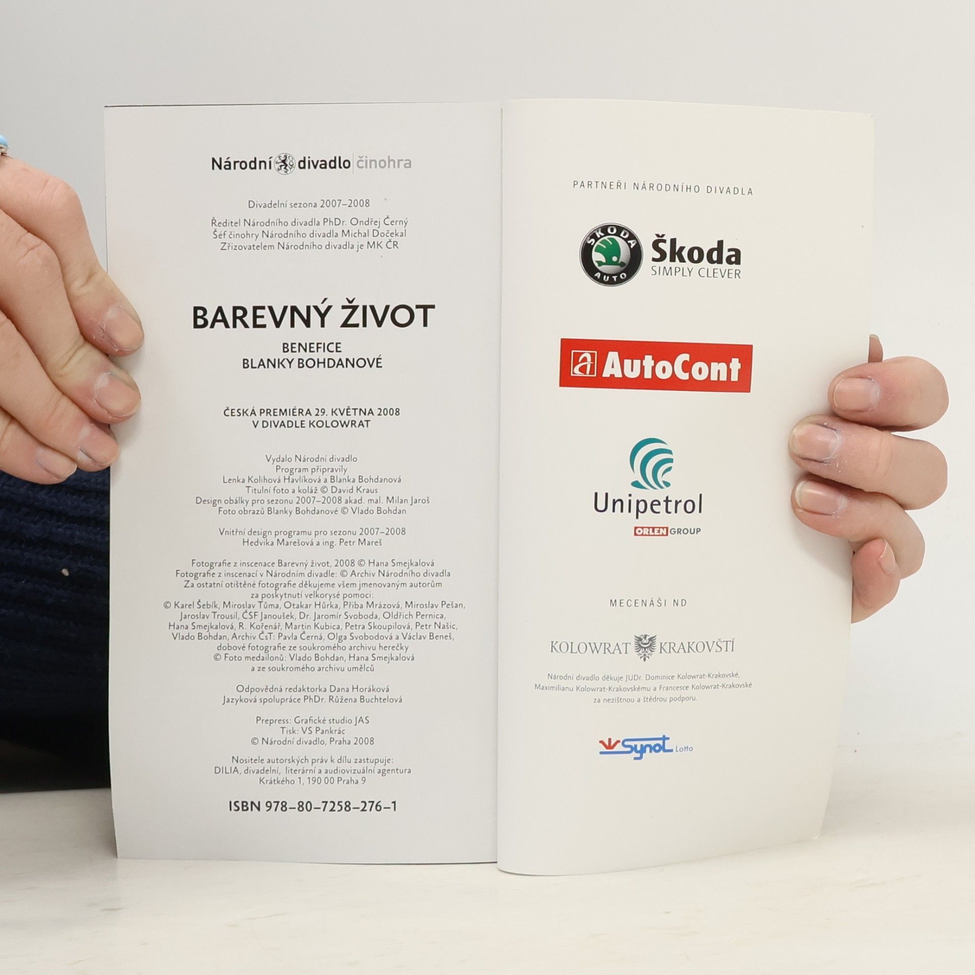 Lenka Kolihová Havlíková Barevný život. Benefice Blanky Bohdanové