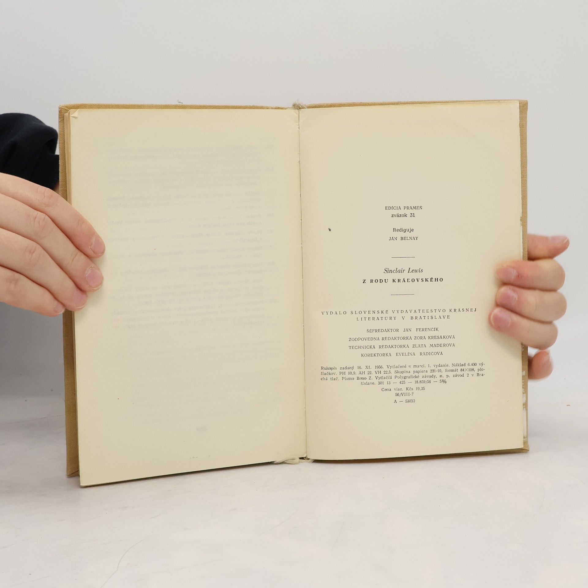 Sinclair Lewis Z rodu kráľovského
