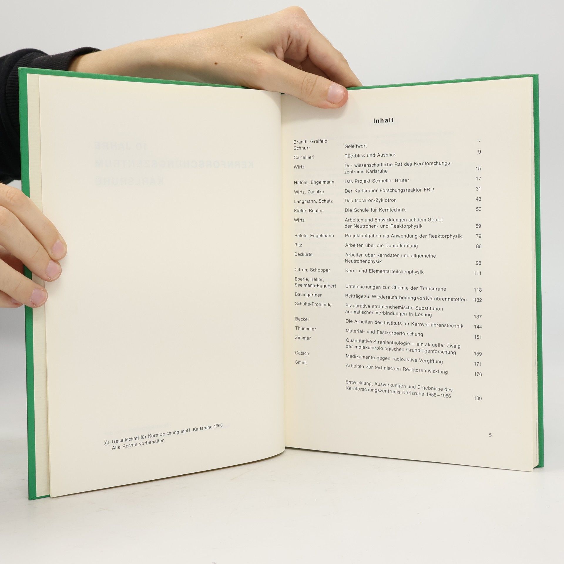 kolektiv 10 jahre kernforschungszentrum karlsruhe