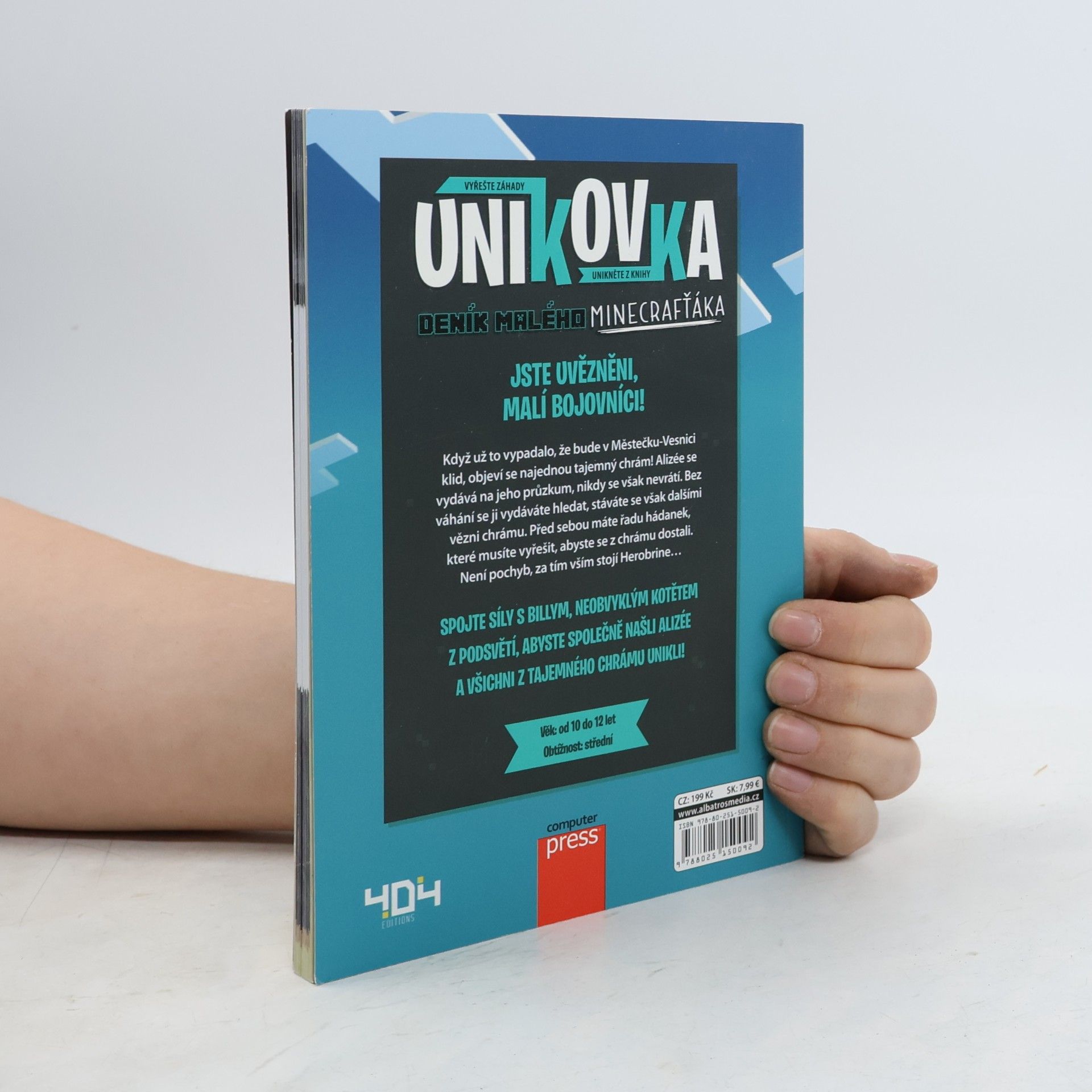 Cube Kid Deník malého minecrafťáka - únikovka