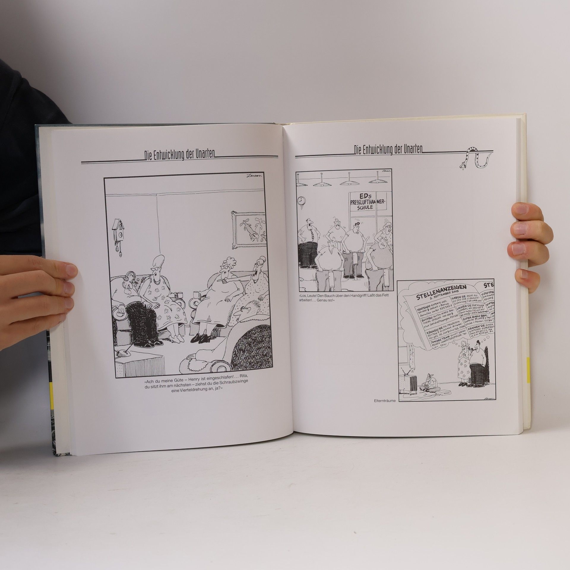 Gary Larson Die Entwicklung der Unarten