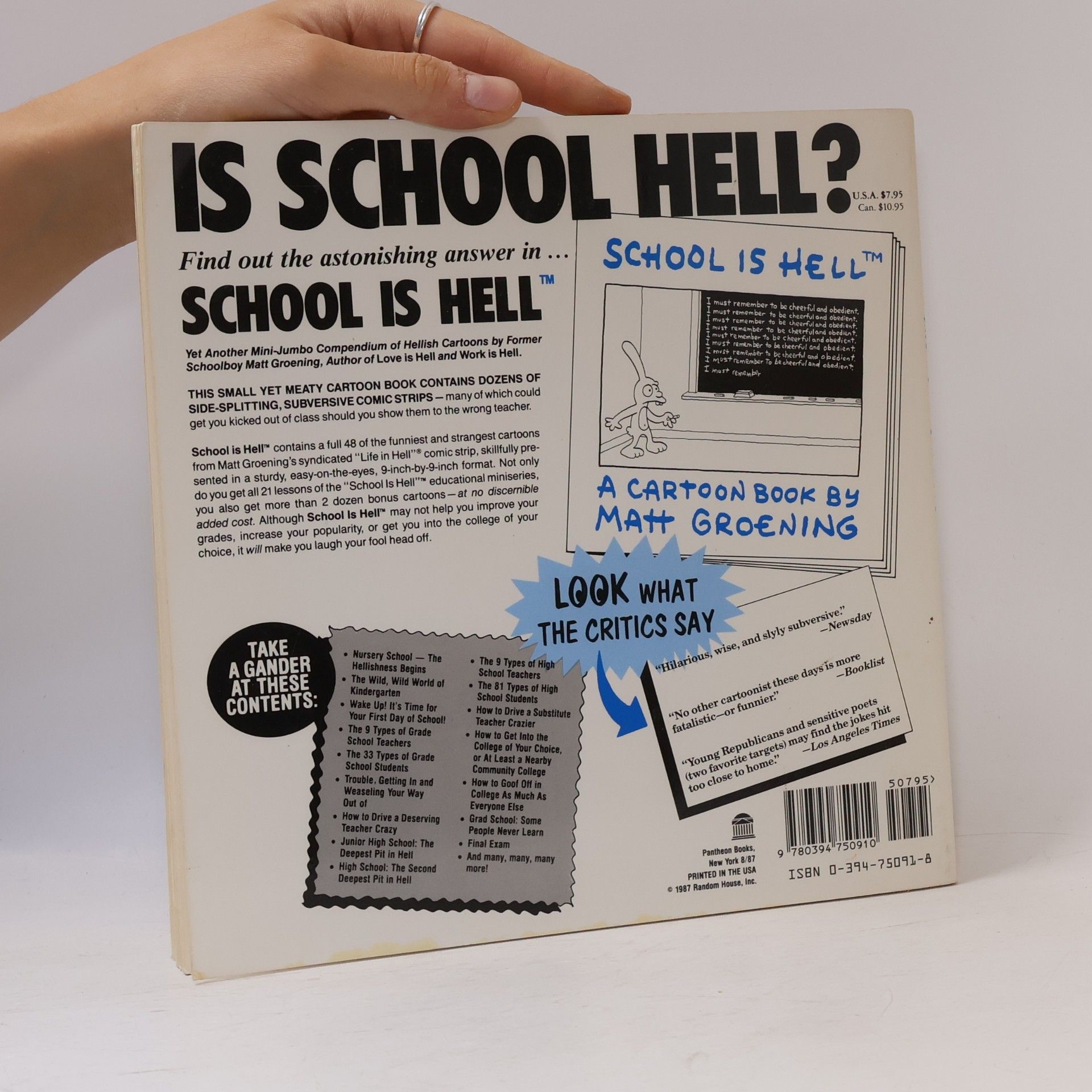 Matt Groening School Is Hell