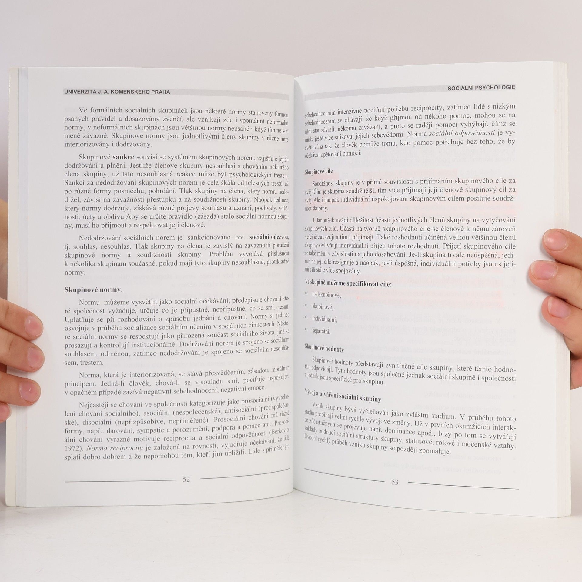 Dobromila Trpišovská Sociální psychologie