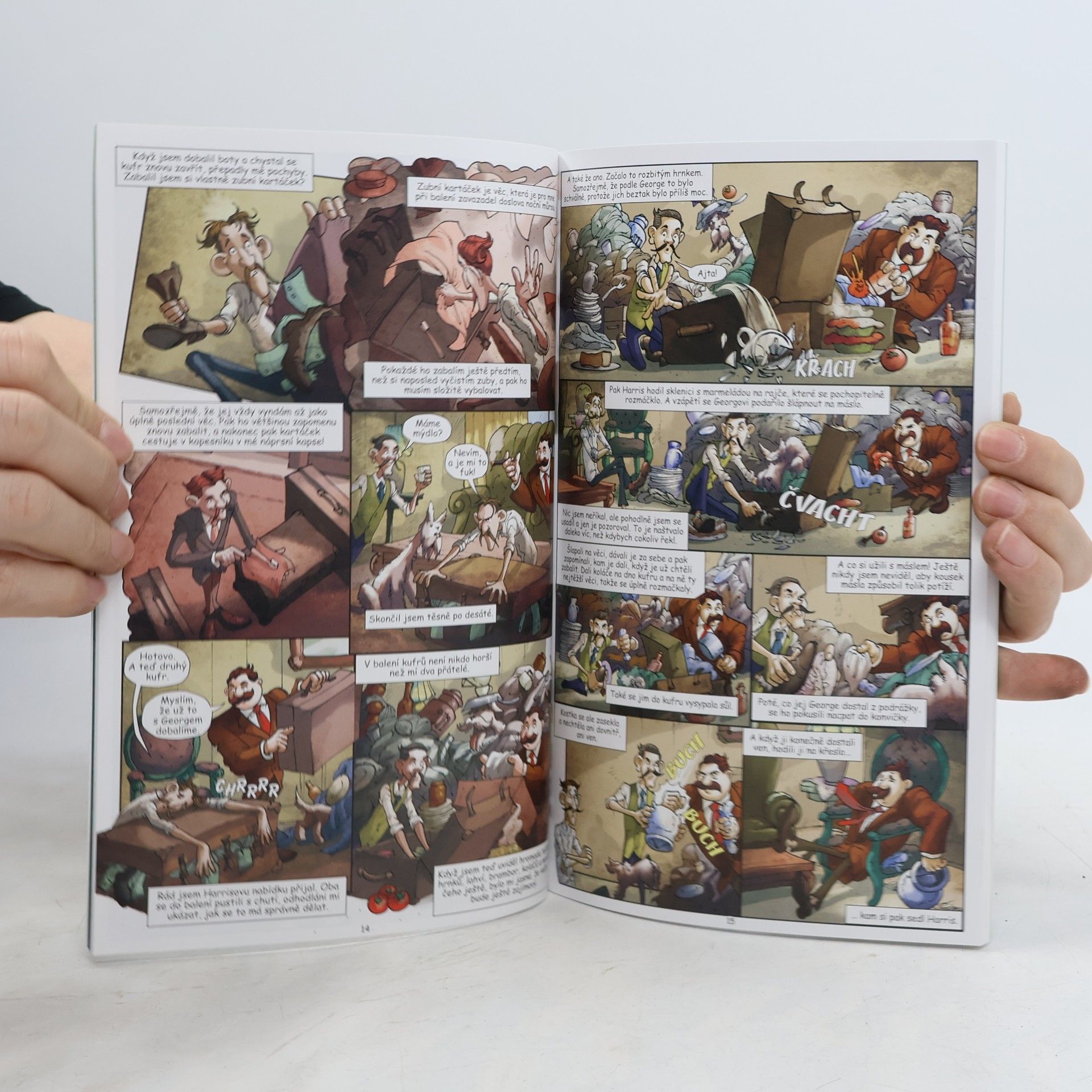 Jerome Klapka Jerome Tři muži ve člunu (komiks)
