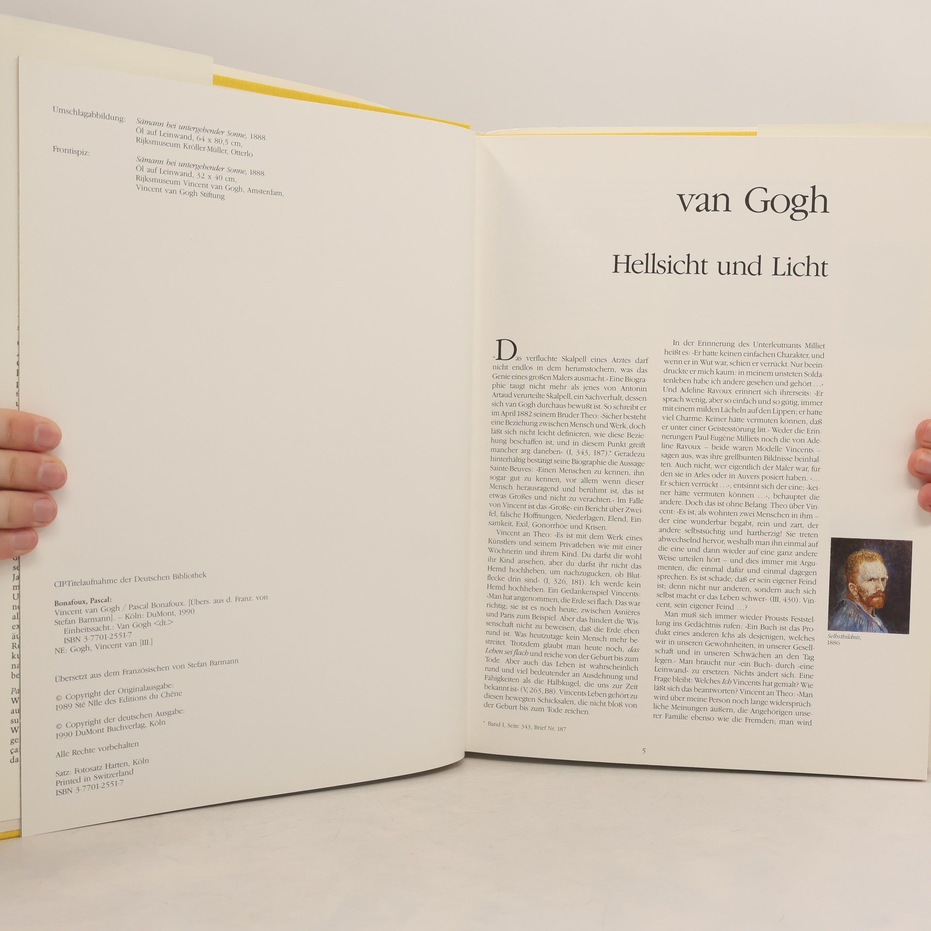 Pascal Bonafoux Vincent van Gogh