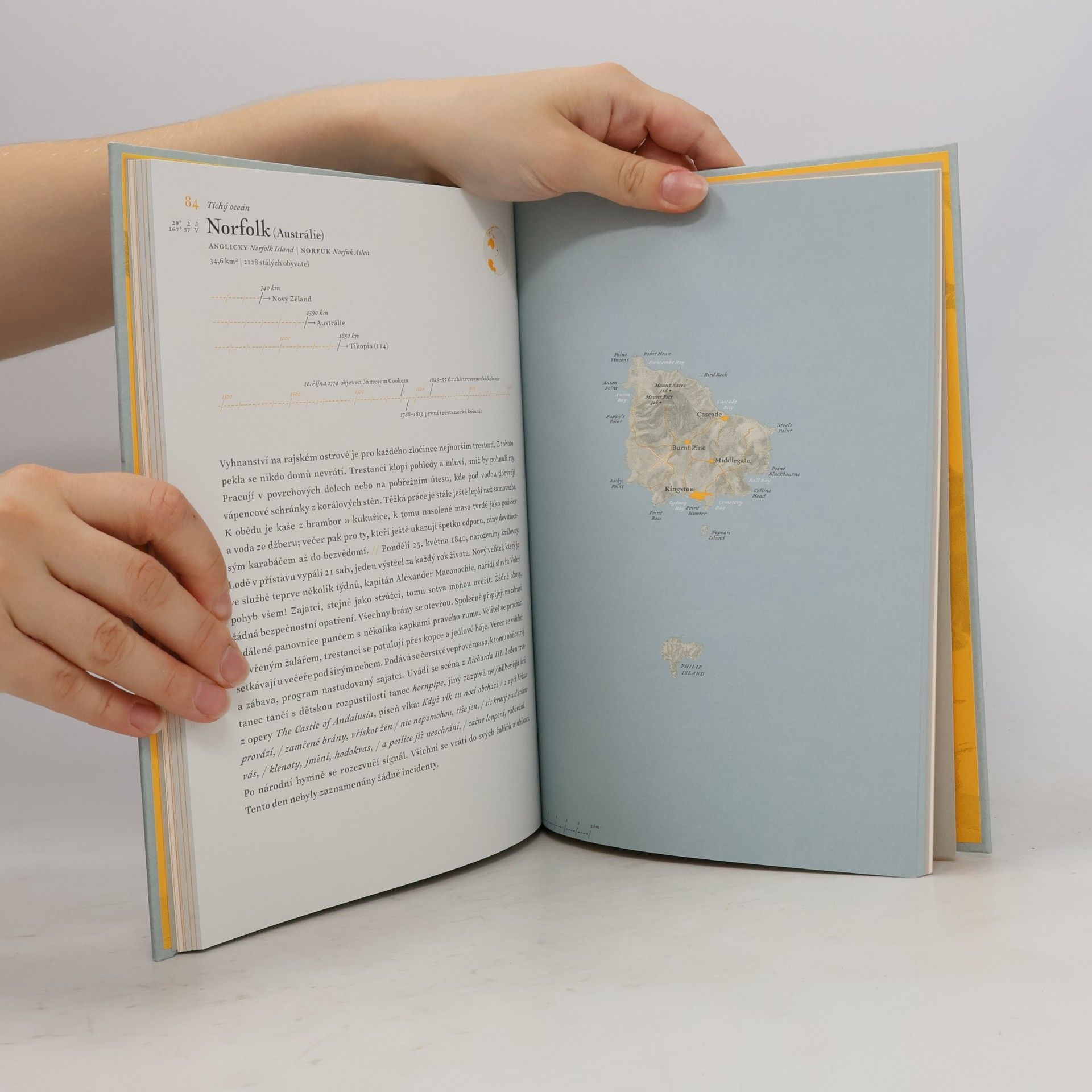 Judith Schalansky Atlas odlehlých ostrovů. Padesát ostrovů, které jsem nikdy nenavštívila a nikdy nenavštívím