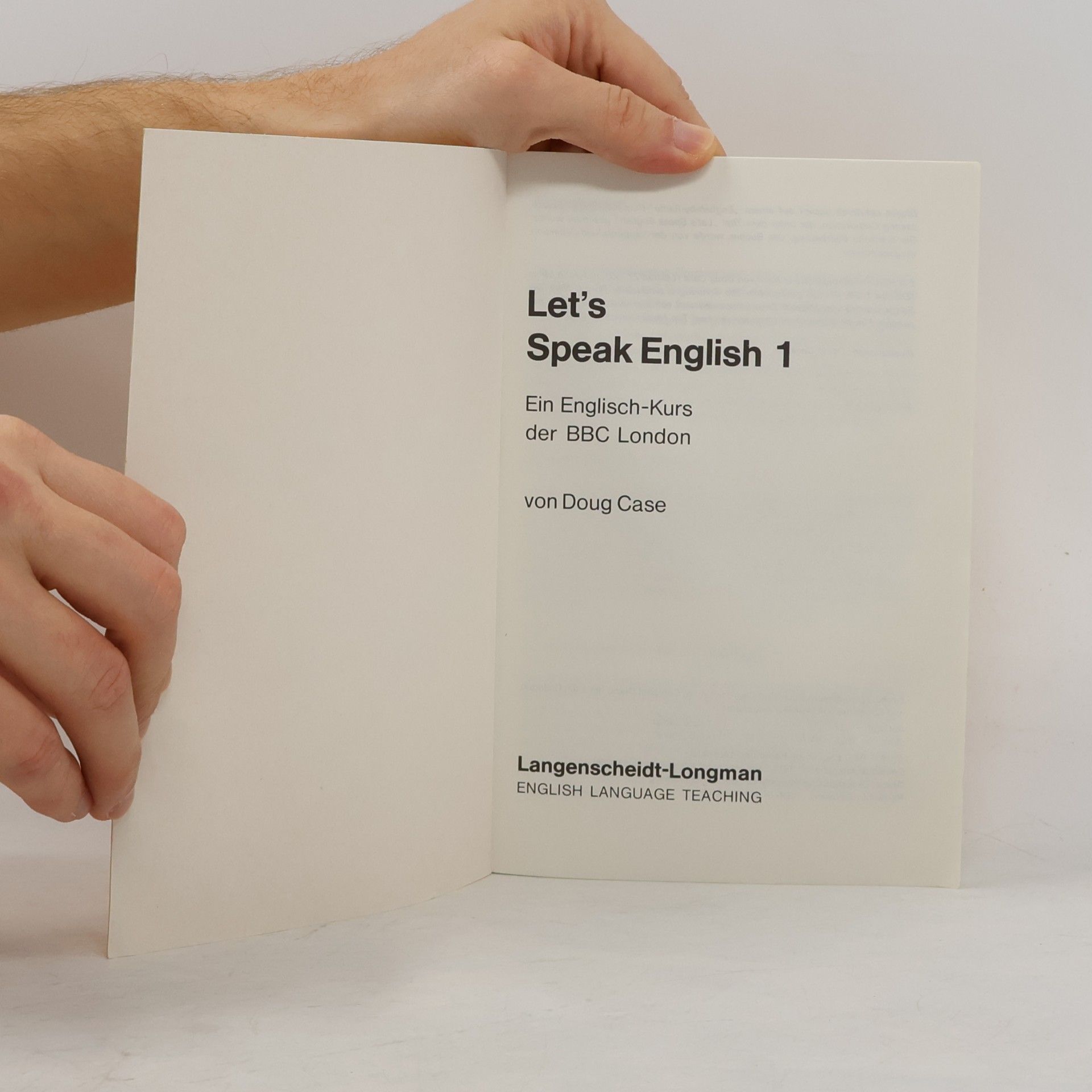 Langenscheidts Langenscheidts Cassetten-Schnellkurs - 1: Let's Speak English