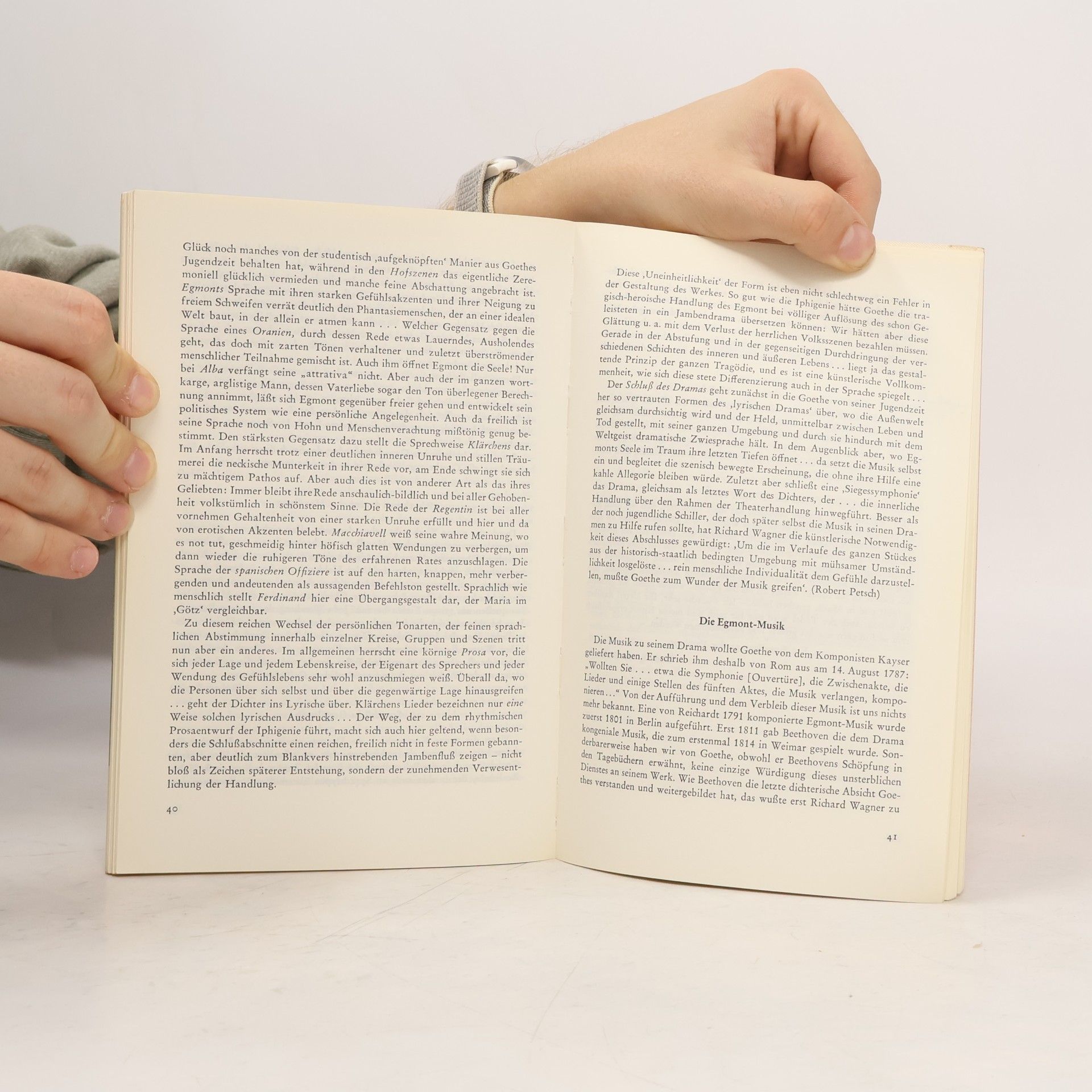 Rudolf Ibel Grundlagen und Gedanken zum Verständnis des Dramas: Goethe – Egmont