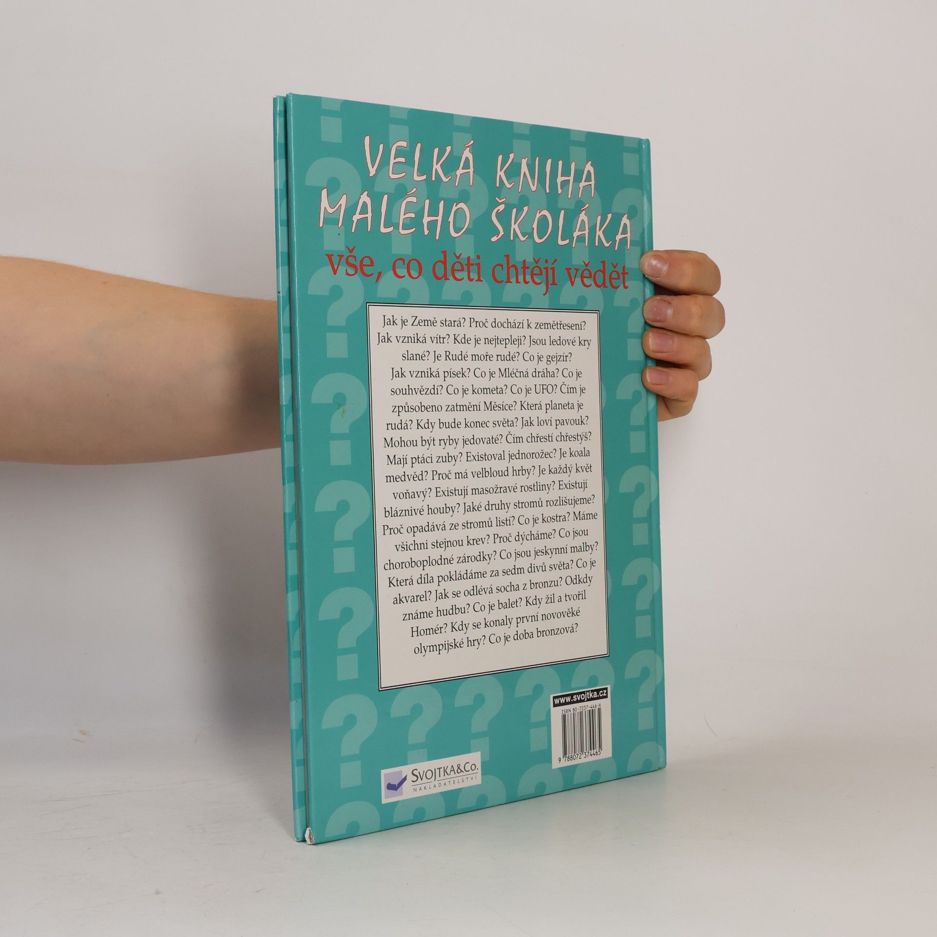 Collectif d'auteurs Velká kniha malého školáka : vše, co děti chtějí vědět