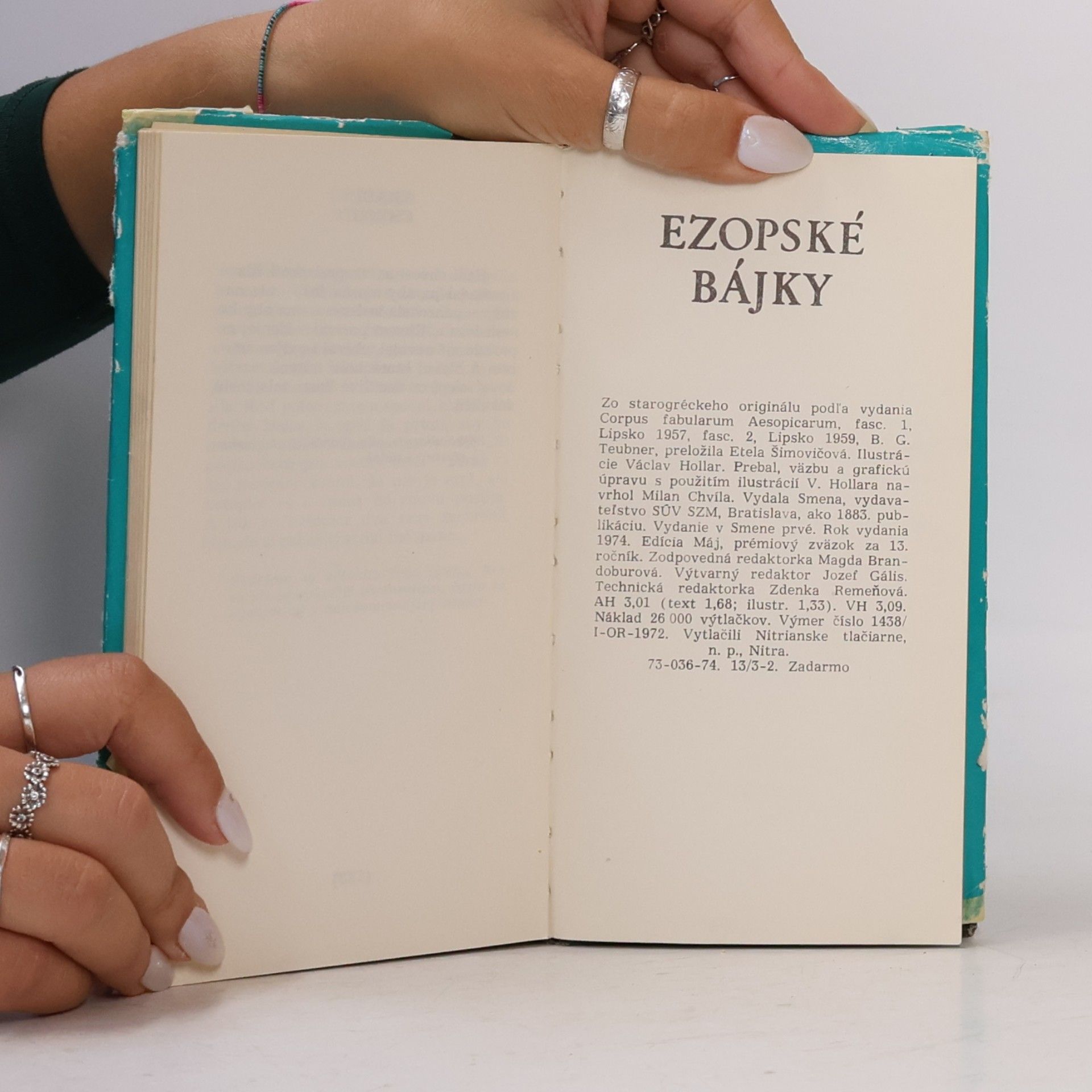 Äsop Ezopské bájky