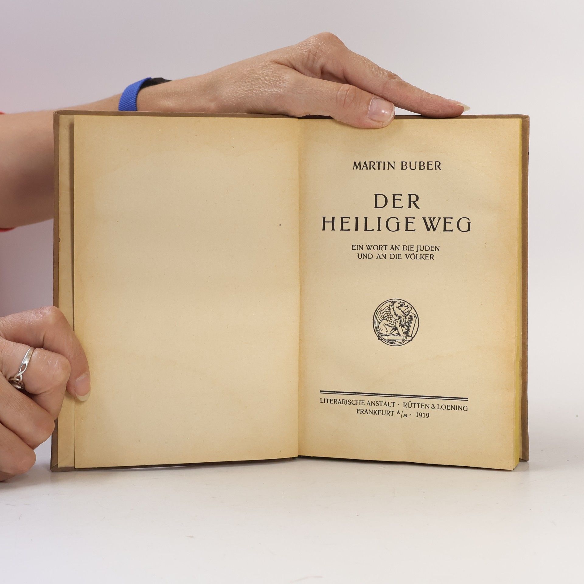Martin Buber Der heilige Weg