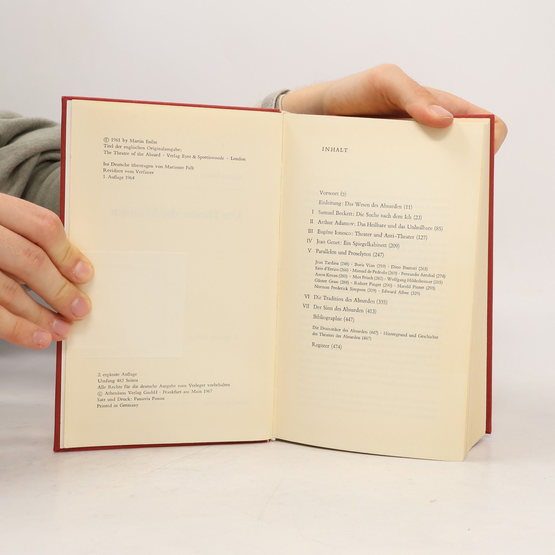 Esslin Das Theater des Absurden