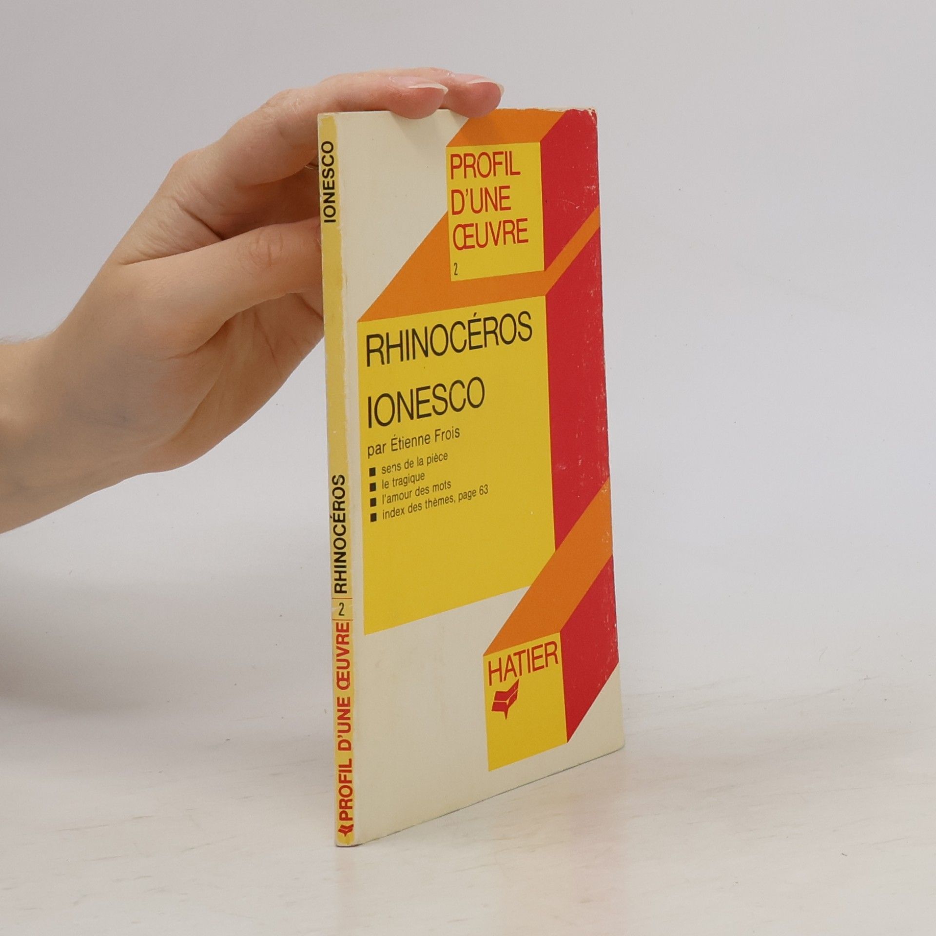 Etienne Frois Rhinocéros [d'] Ionesco