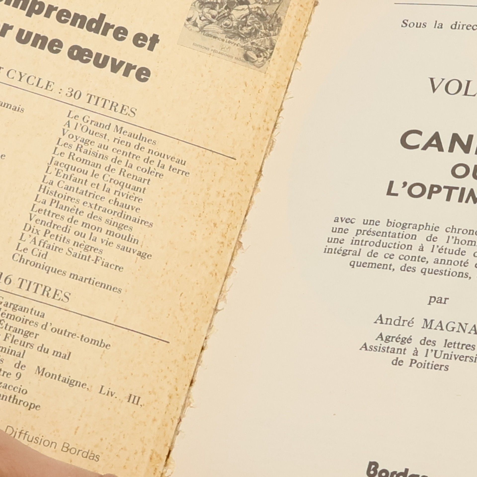 Voltaire Voltaire. Candide ou l'optimisme